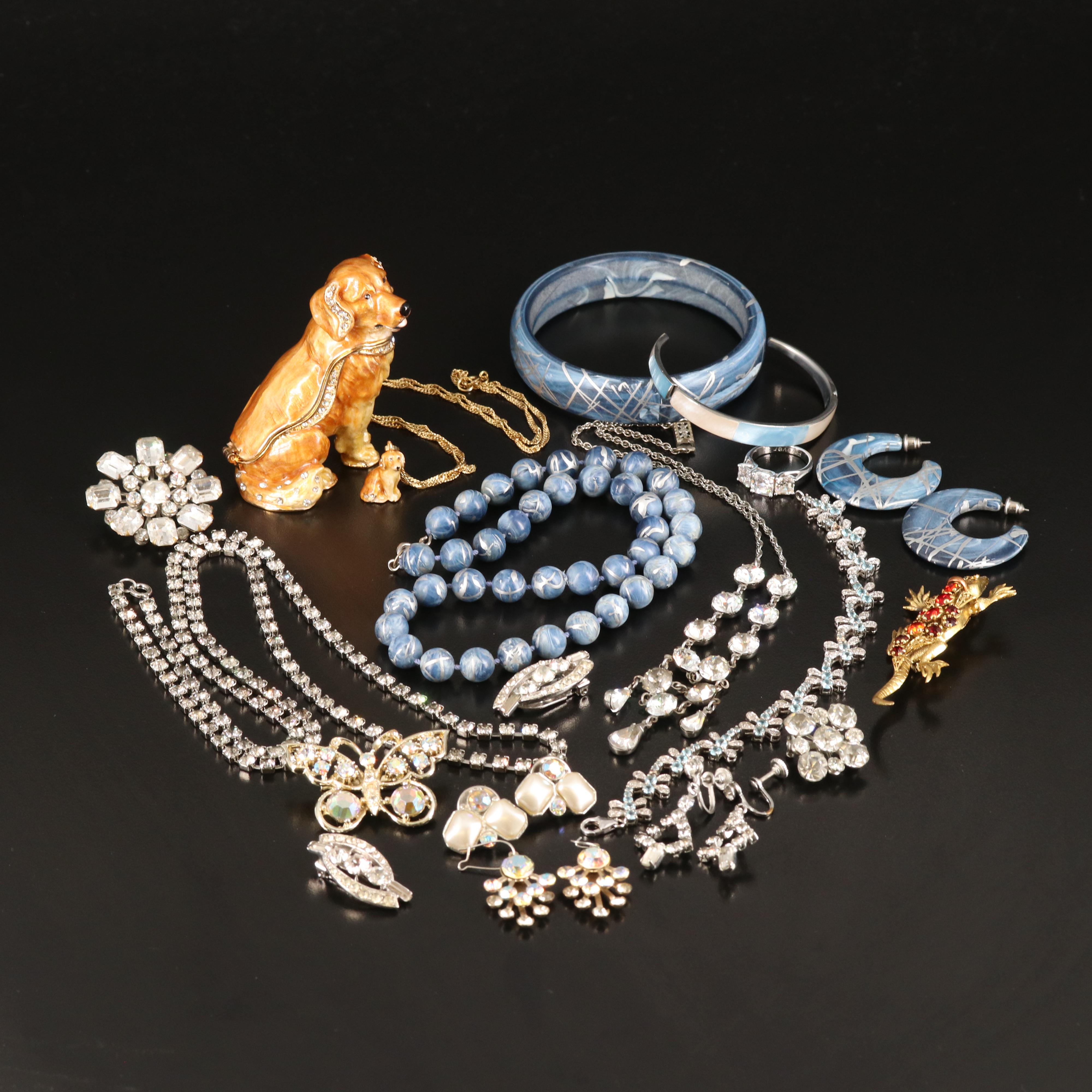 Apatite and Cubic Zirconia Featured in Jewelry Collection Including Sterling