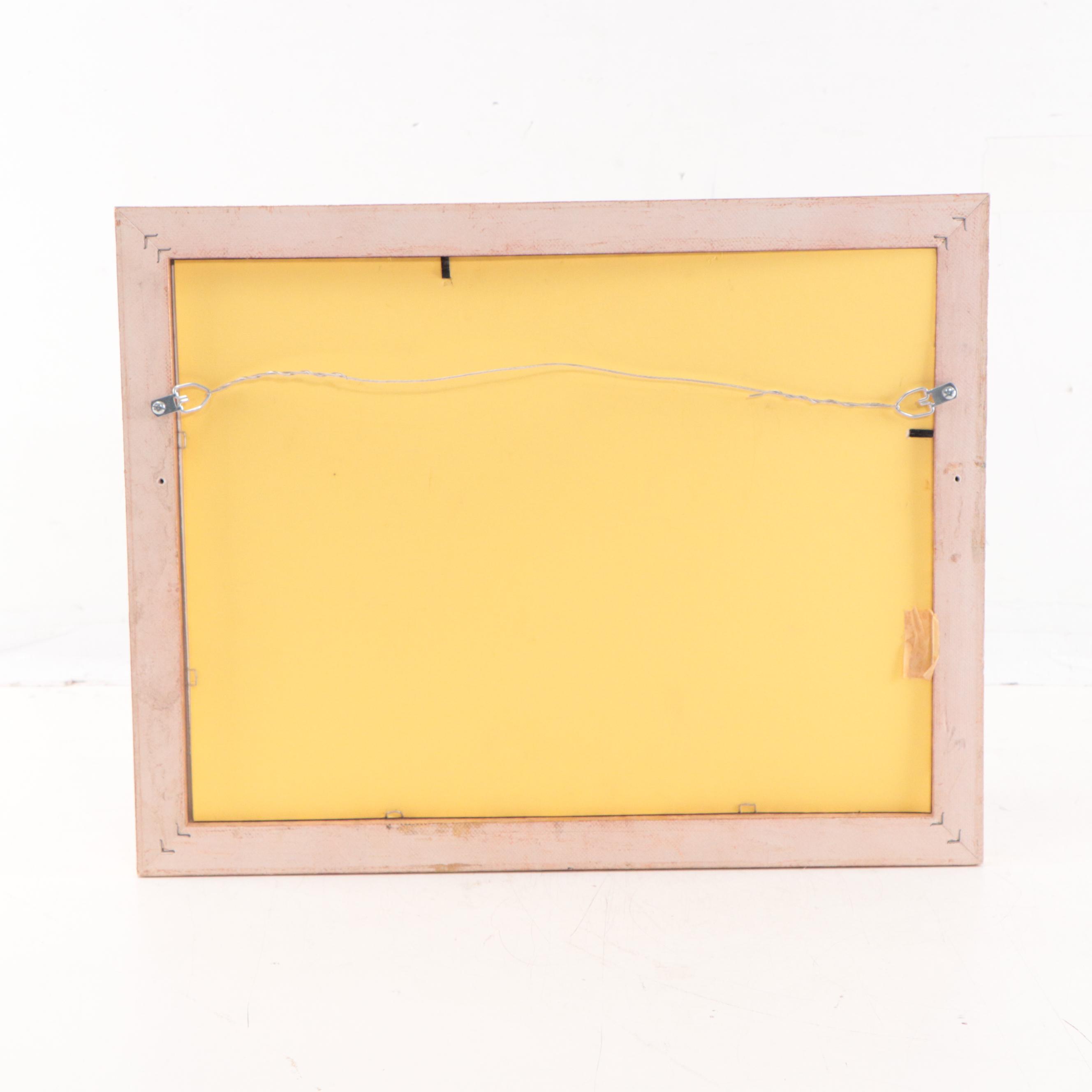 Susan Grier Watercolor Painting of Flowers, Late 20th Century