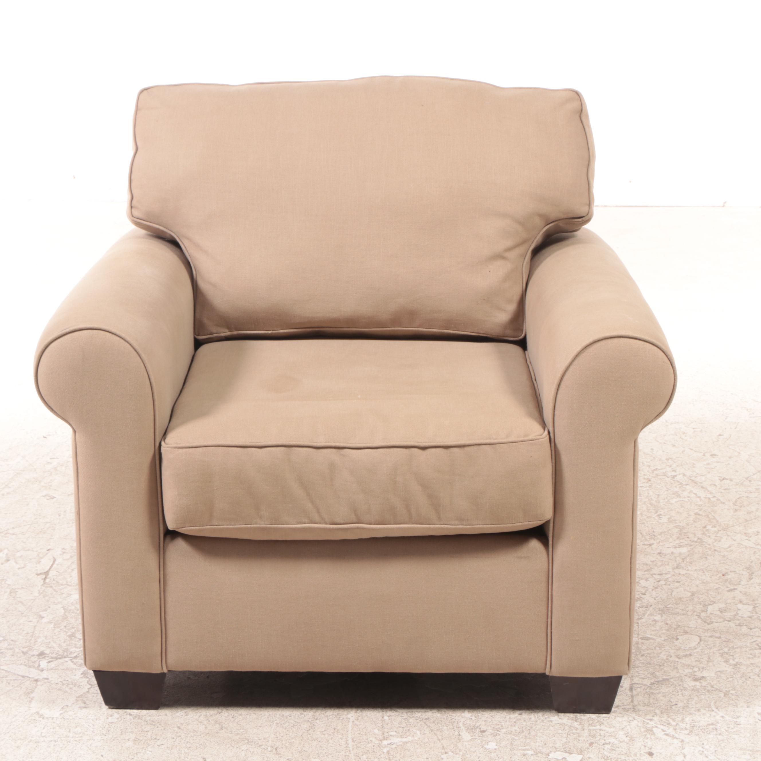 Contemporary Upholstered Easy Armchair