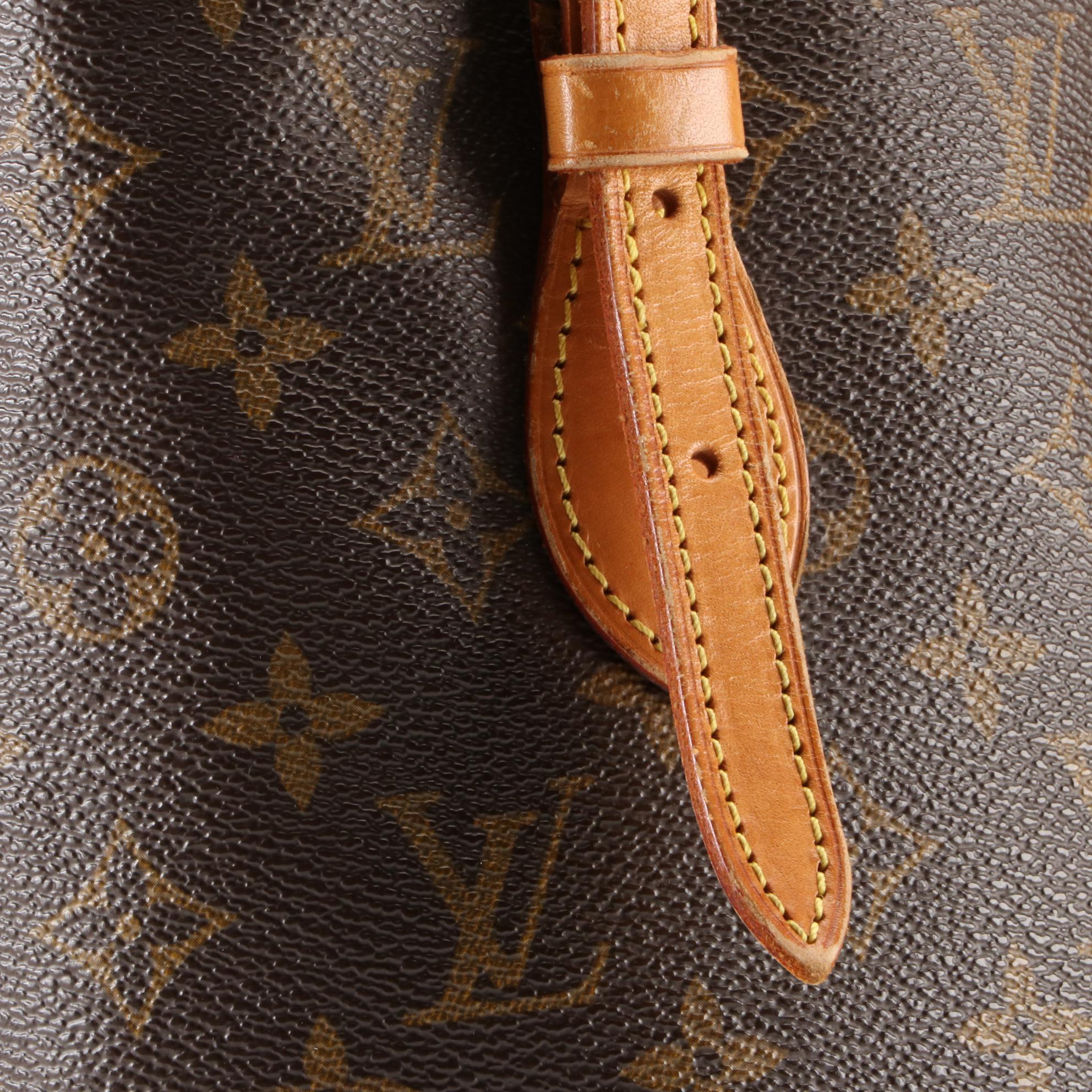 Louis Vuitton Petit Bucket Bag in Monogram Canvas and Vachetta Leather
