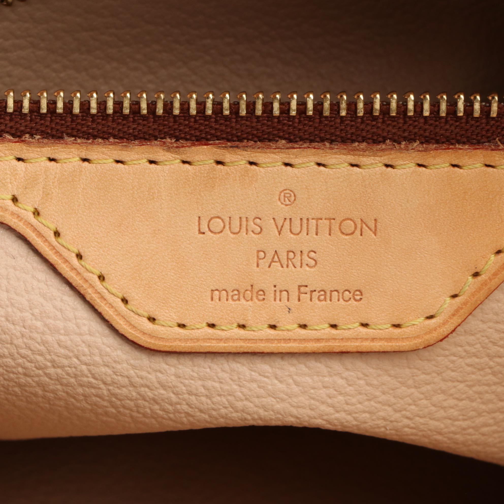 Louis Vuitton Petit Bucket Bag in Monogram Canvas and Vachetta Leather
