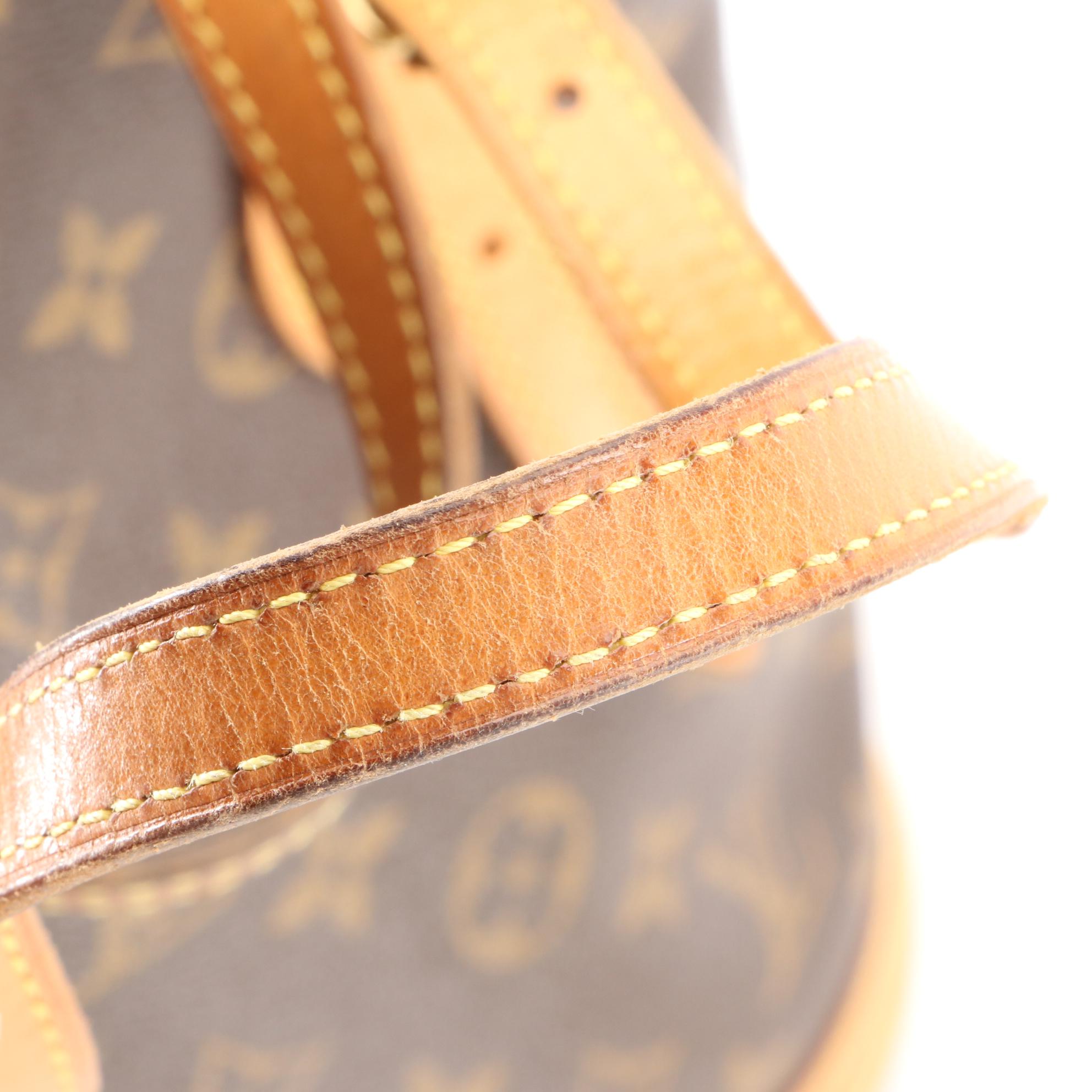 Louis Vuitton Petit Bucket Bag in Monogram Canvas and Vachetta Leather