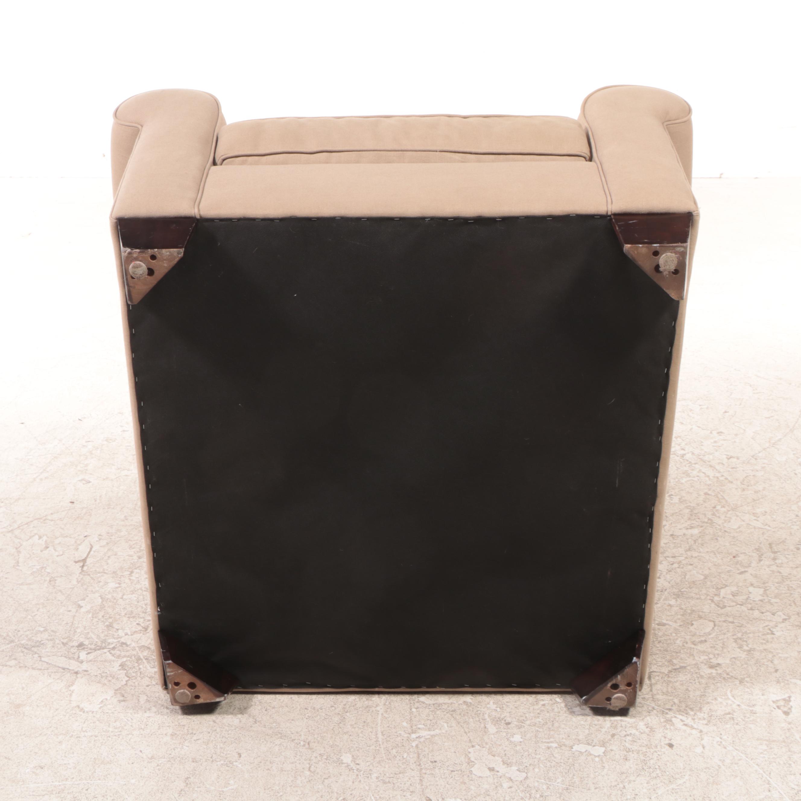 Contemporary Upholstered Easy Armchair