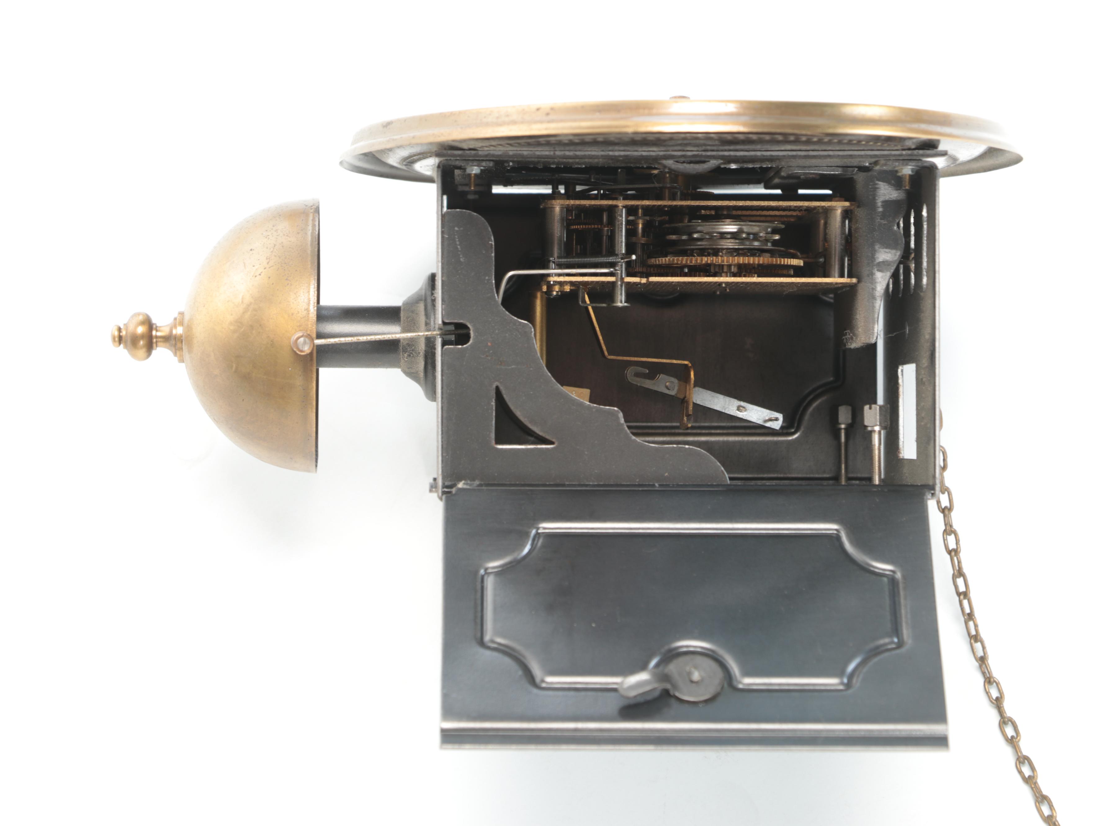 Metal Pendulum Alcove Wall Clock