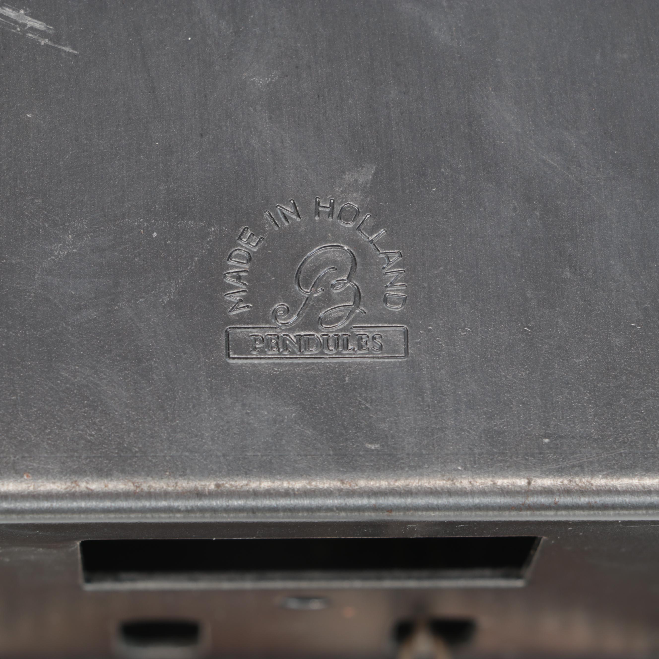 Metal Pendulum Alcove Wall Clock