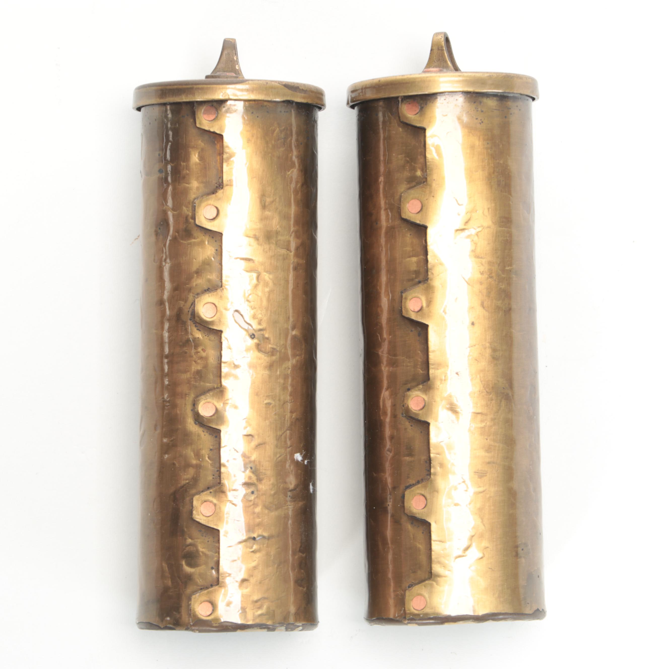 Metal Pendulum Alcove Wall Clock