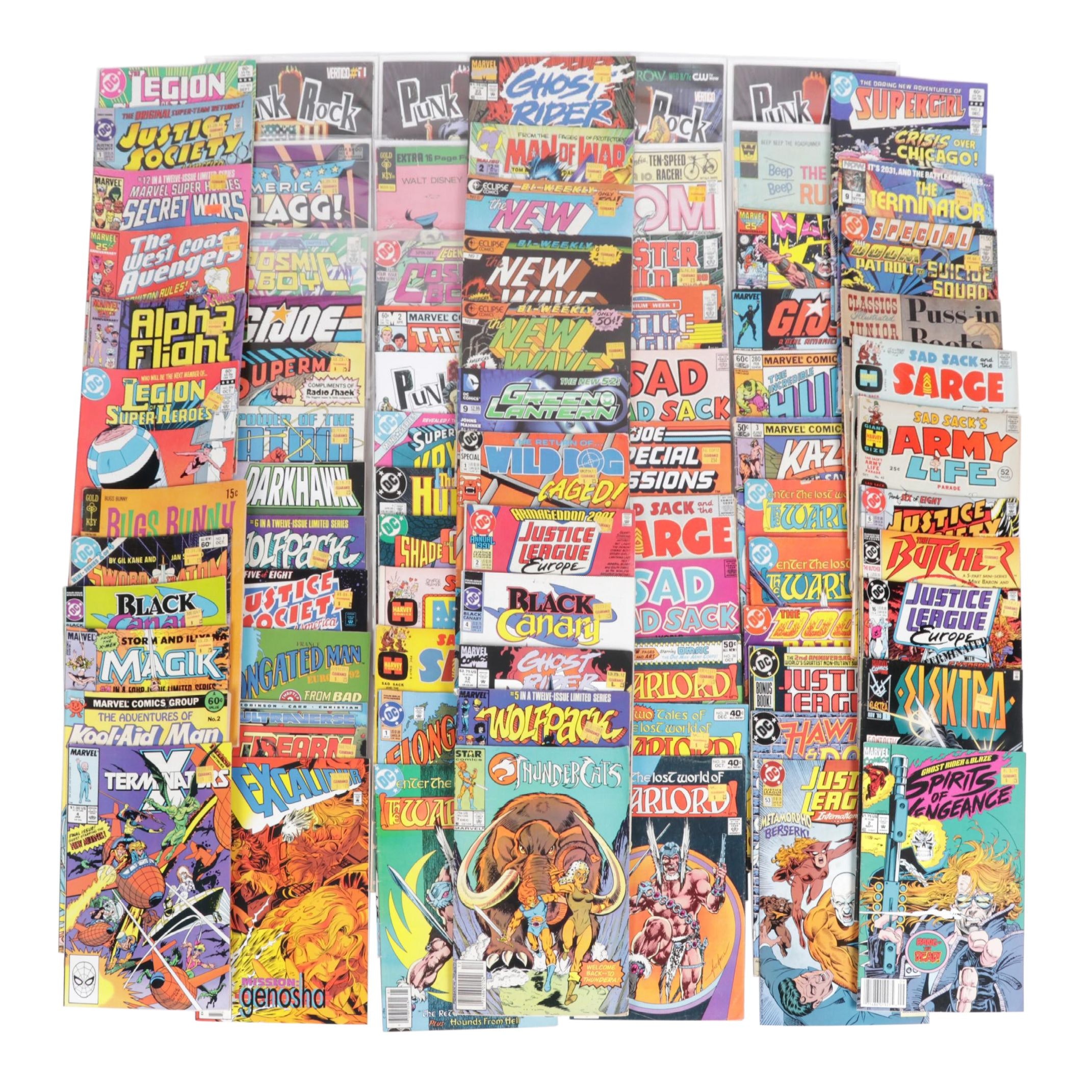 Marvel and DC Modern Age Comic Books Including "Thundercats"