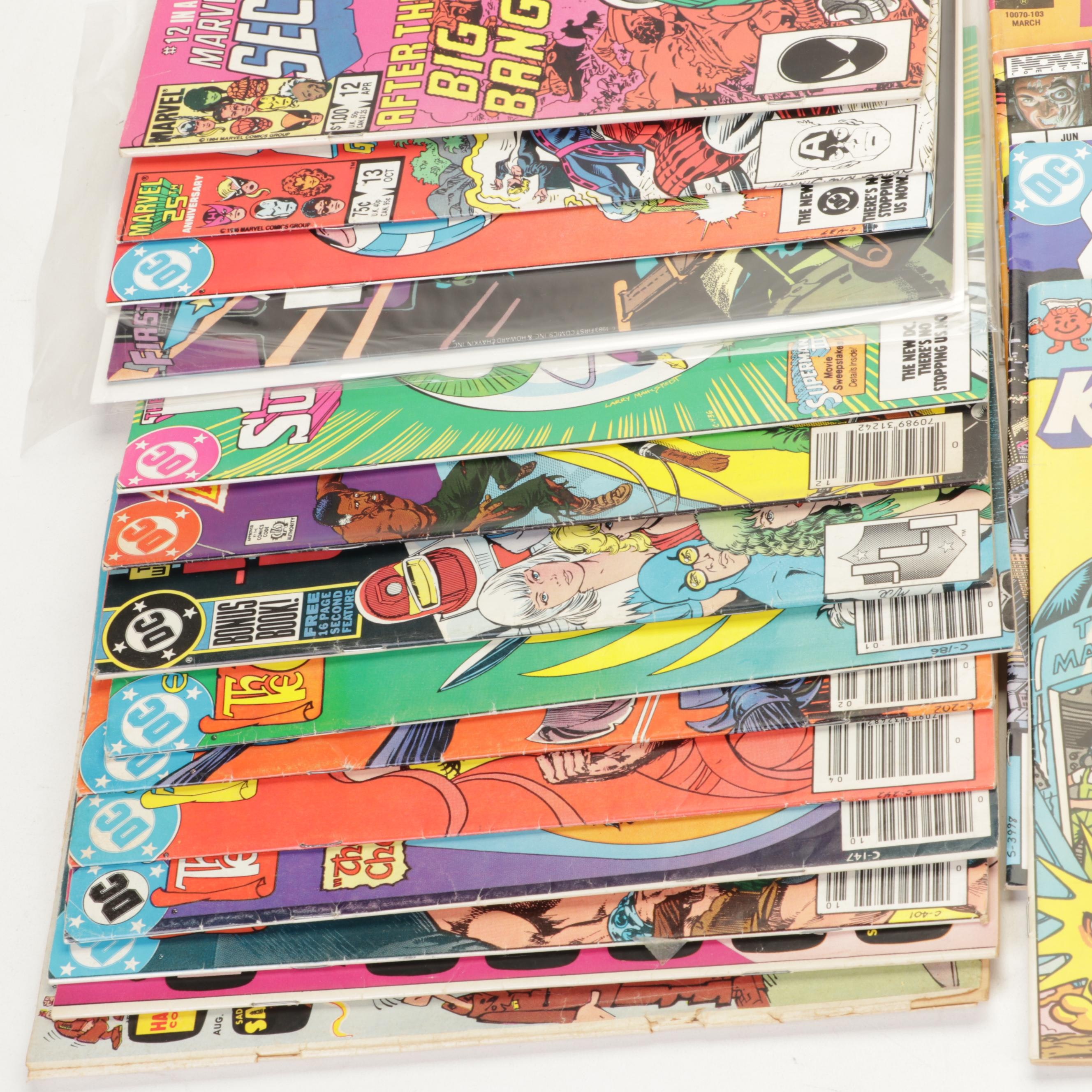 Marvel and DC Modern Age Comic Books Including "Thundercats"