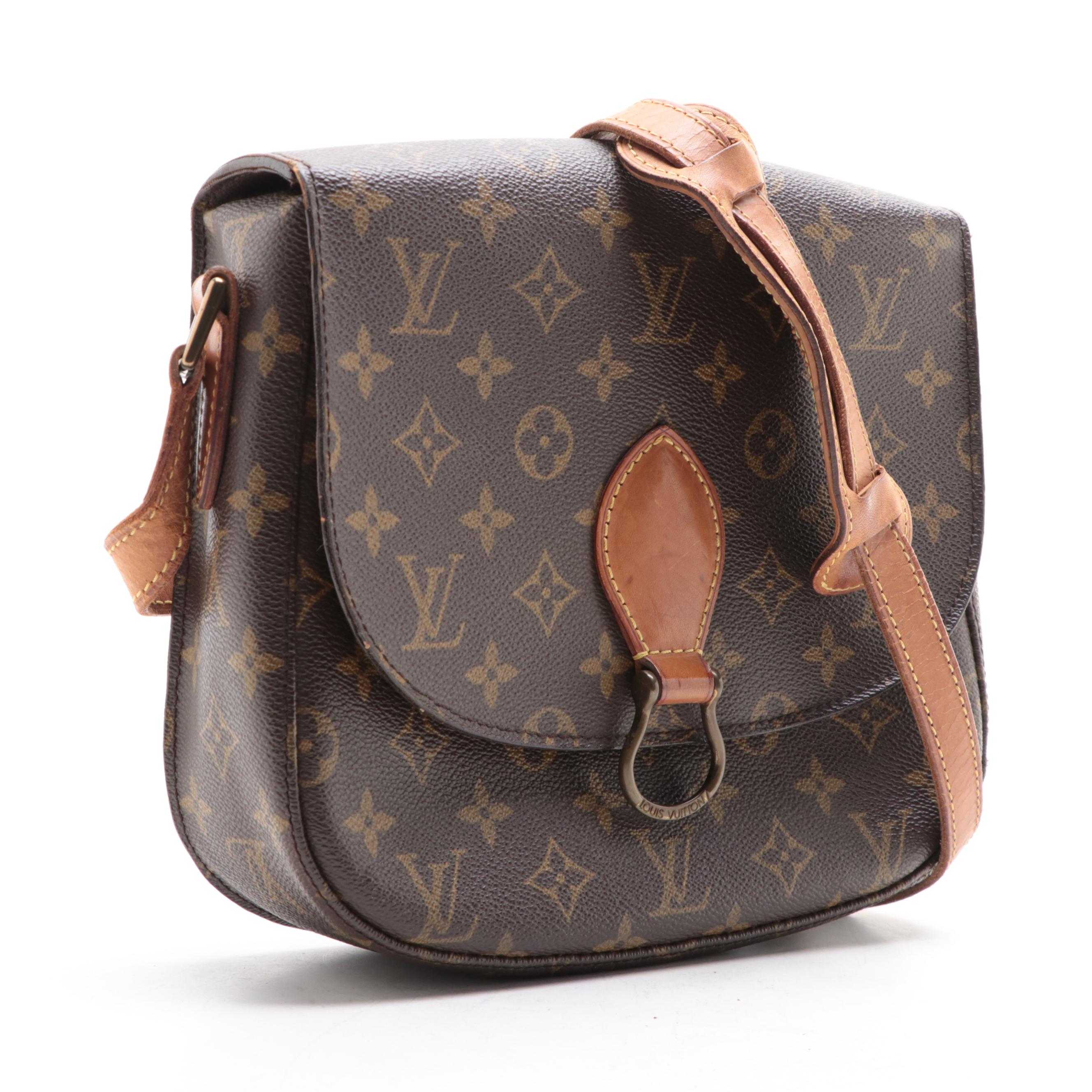 Louis Vuitton Saint Cloud Bag in Monogram Canvas and Vachetta Leather