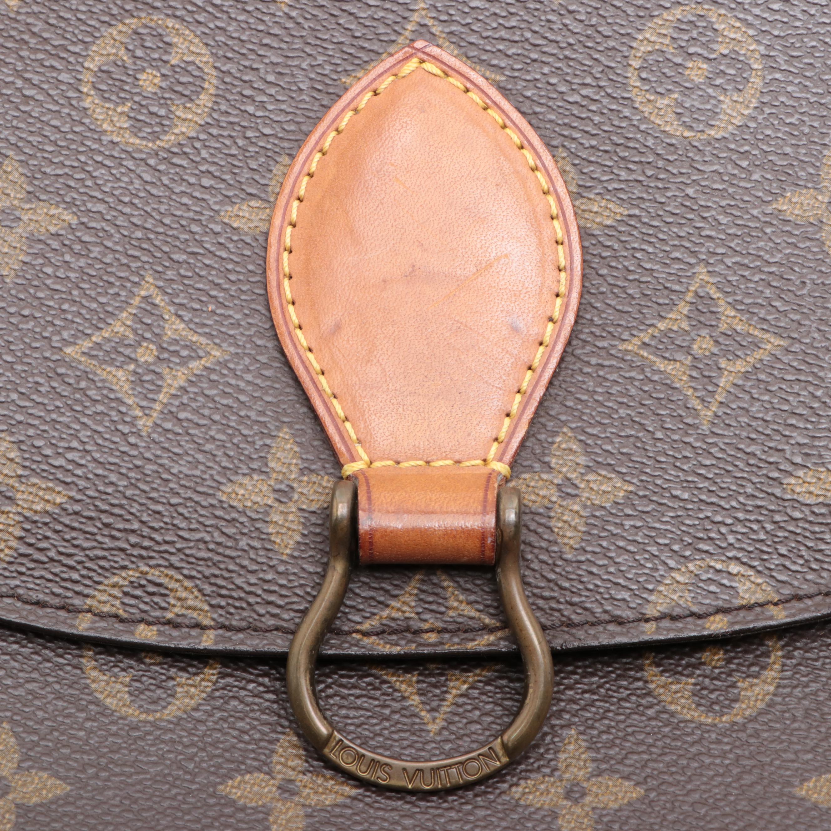Louis Vuitton Saint Cloud Bag in Monogram Canvas and Vachetta Leather