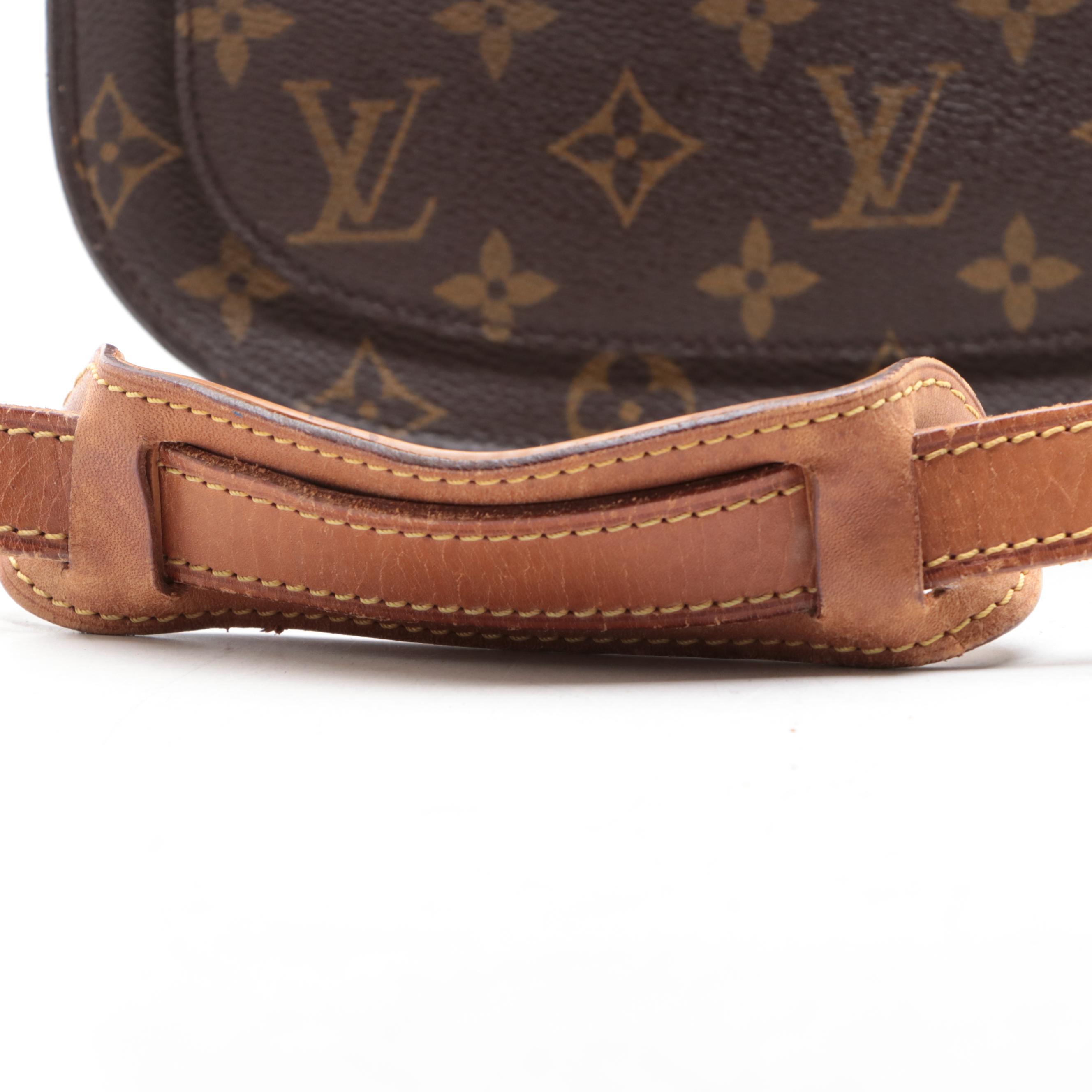 Louis Vuitton Saint Cloud Bag in Monogram Canvas and Vachetta Leather