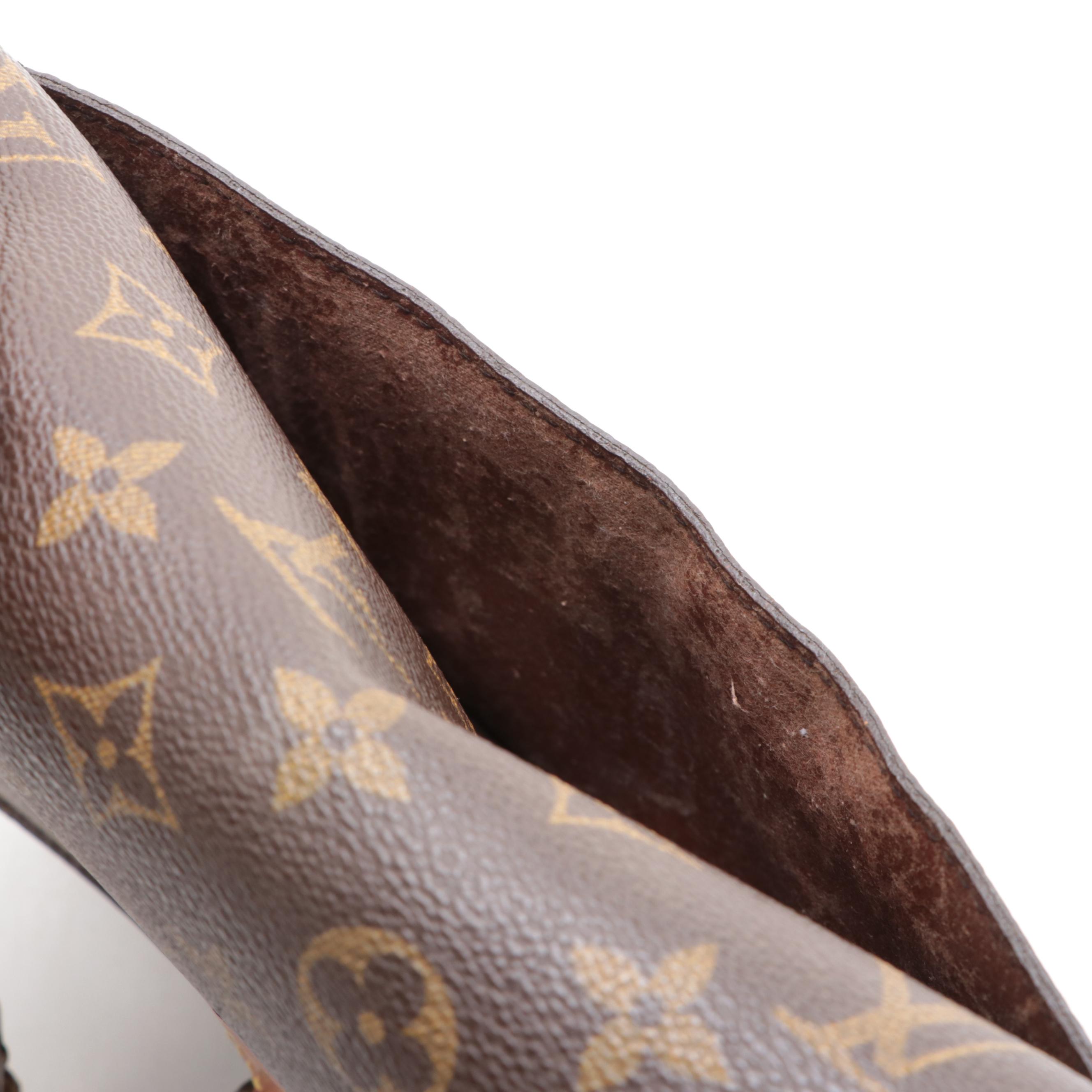 Louis Vuitton Saint Cloud Bag in Monogram Canvas and Vachetta Leather