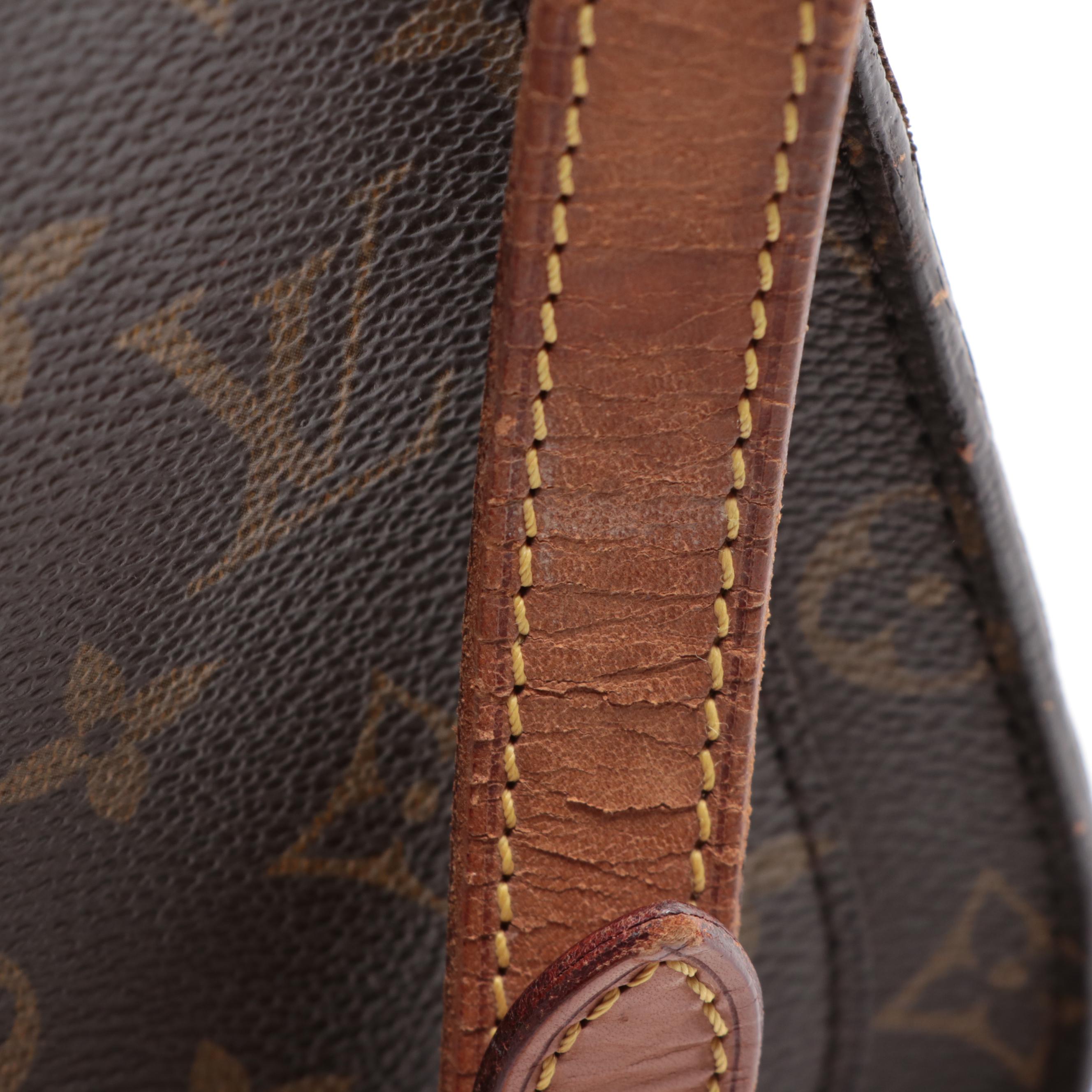 Louis Vuitton Saint Cloud Bag in Monogram Canvas and Vachetta Leather