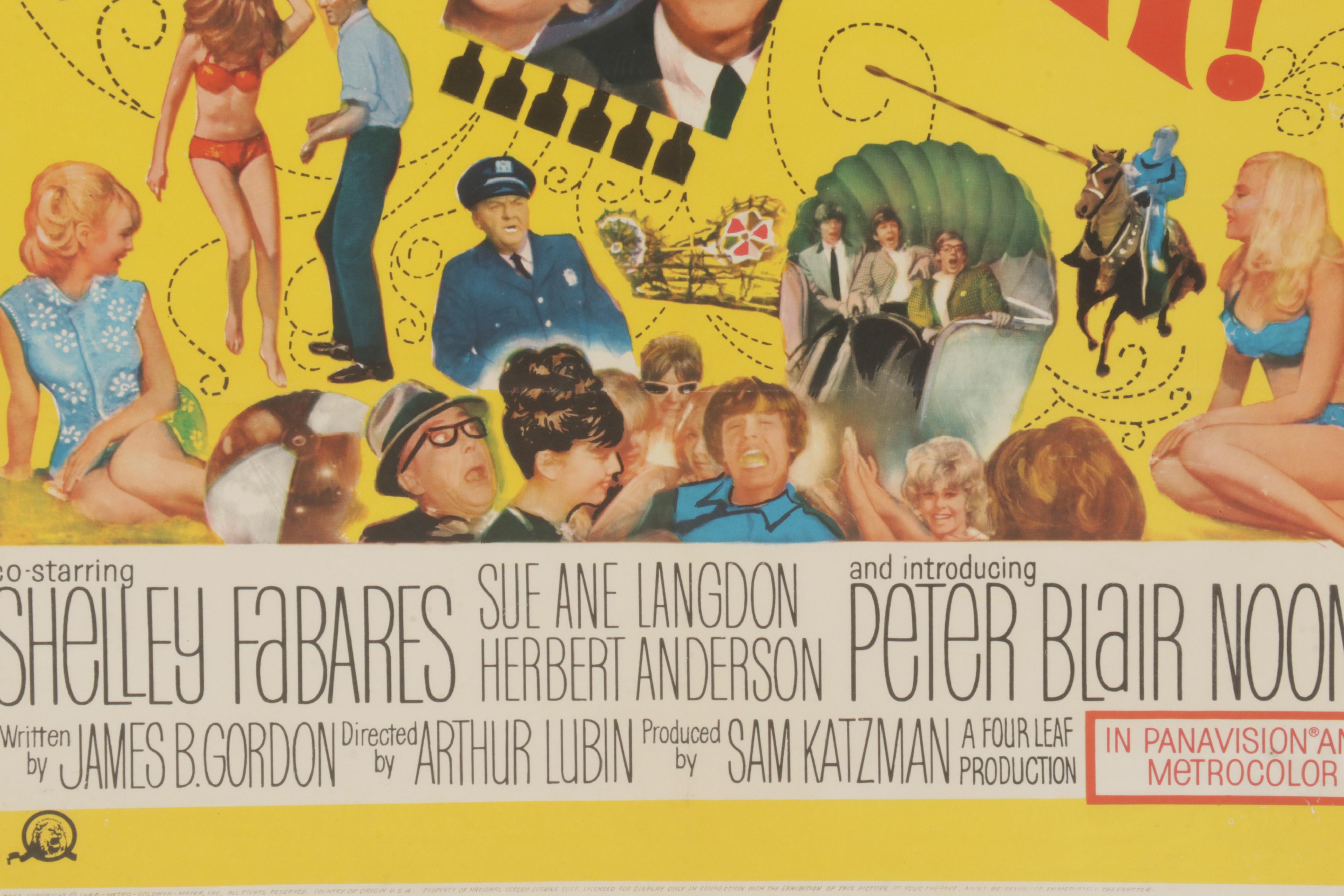Herman's Hermits "Hold On!" Theatrical Release Movie Poster, 1966
