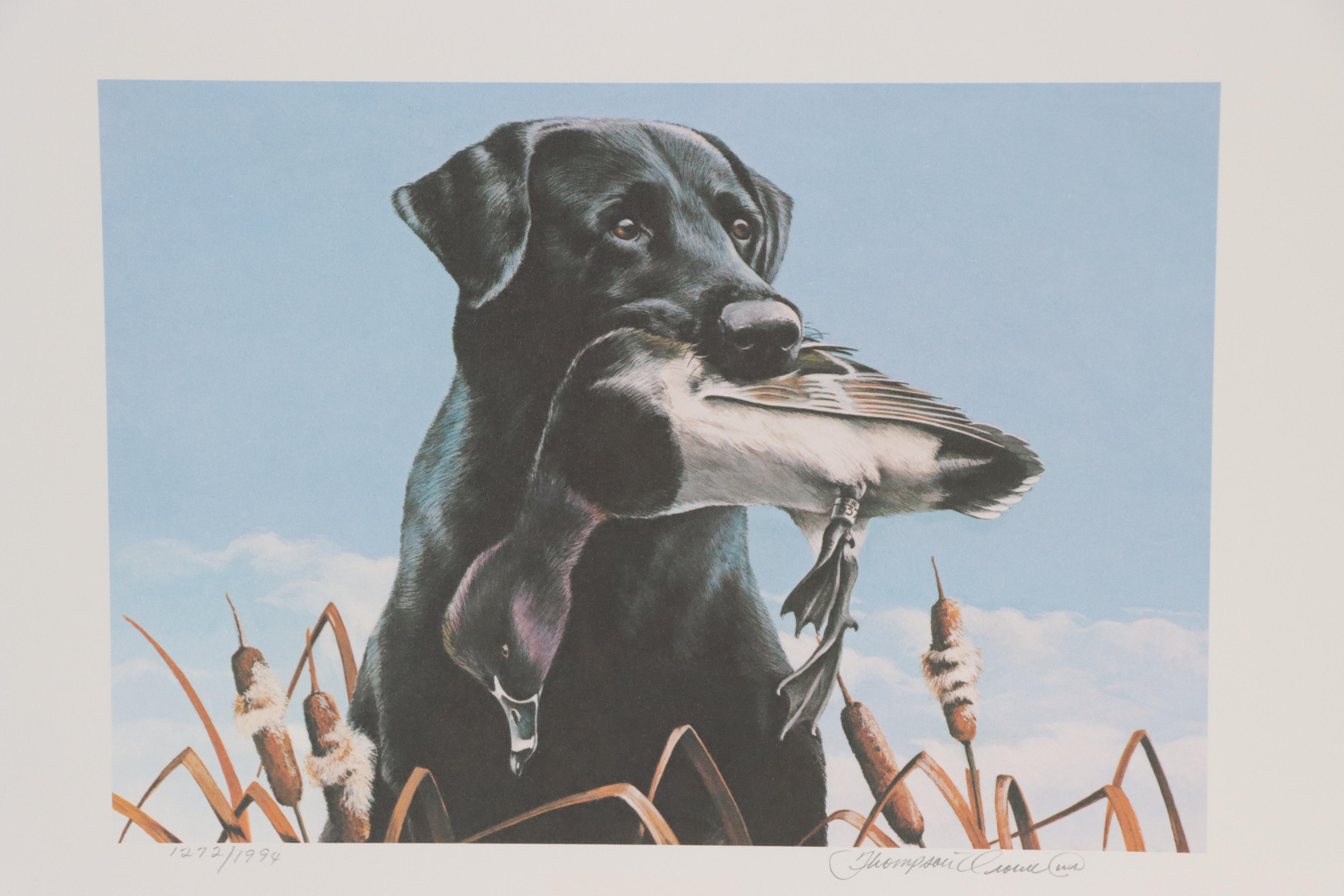 National Retriever Club Offset Lithographs and Postage Stamps, 1980s