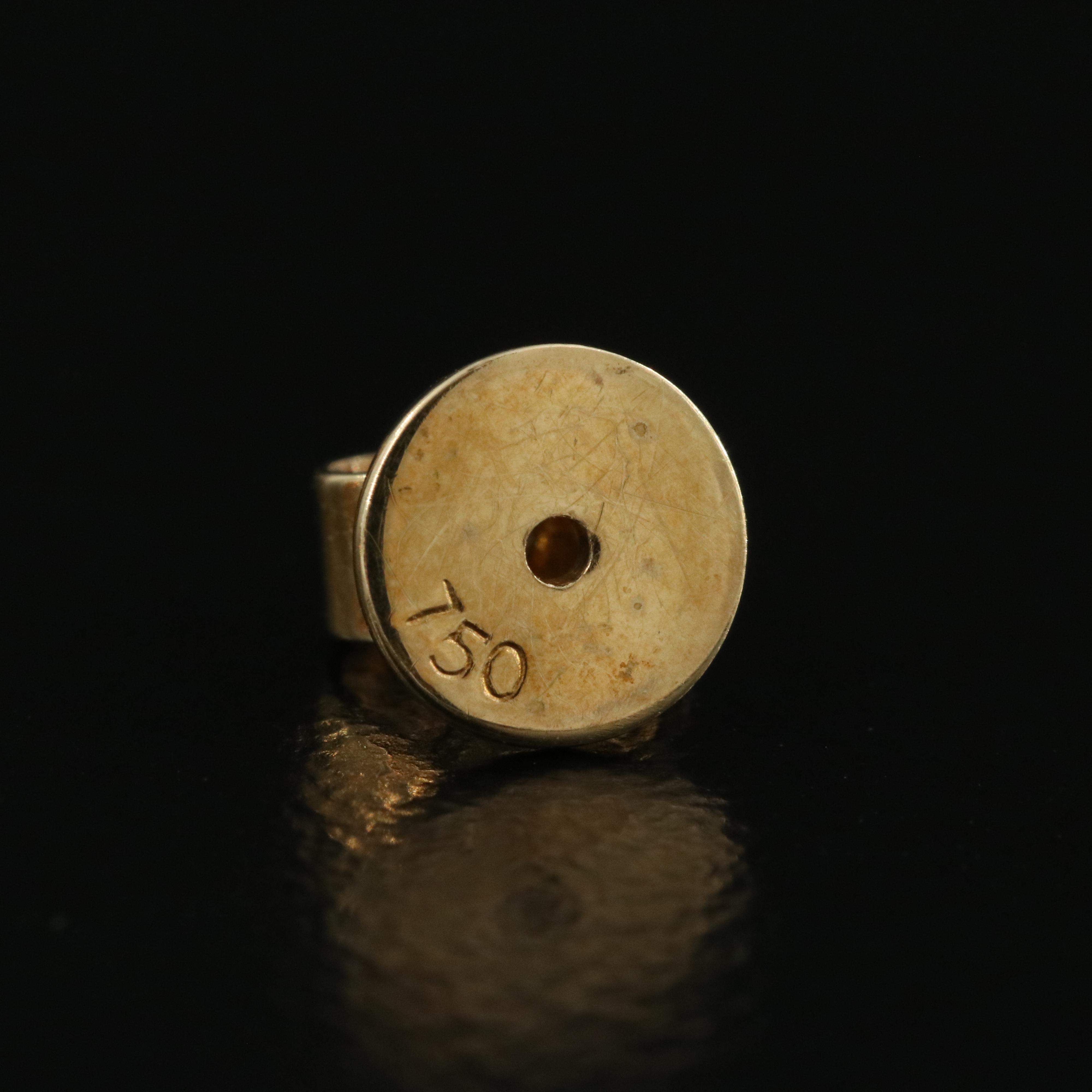 18K Citrine and Diamond Earrings