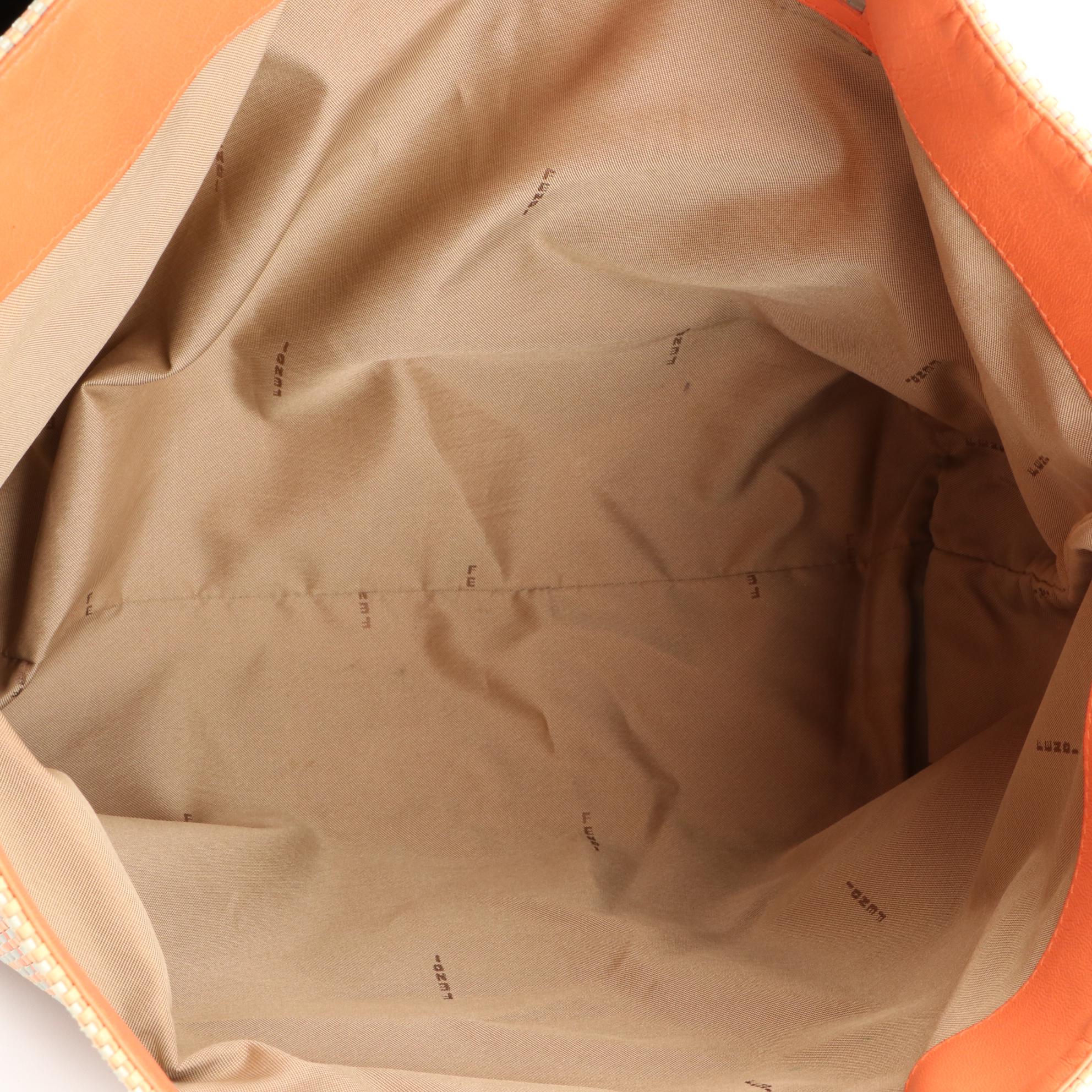 Fendi Woven Leather Tote Bag