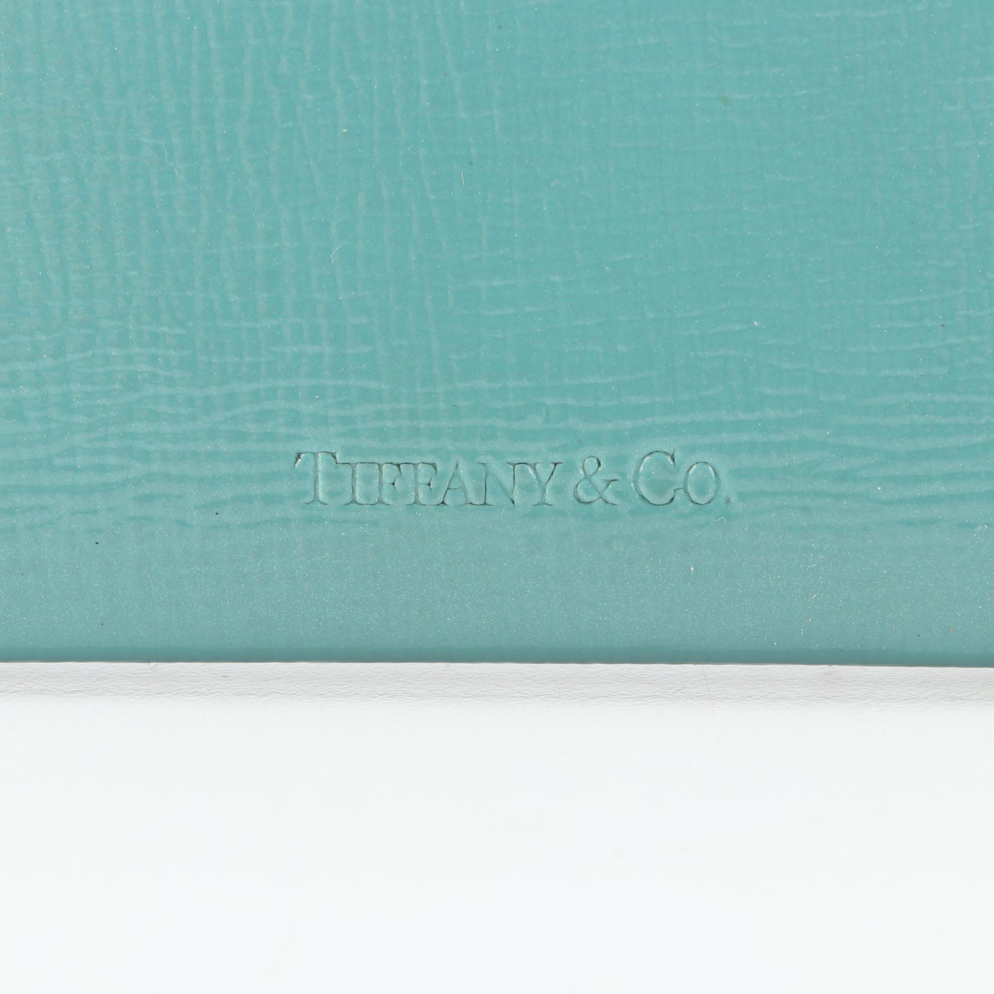 Tiffany & Co. Card Case in Tiffany Blue® Embossed Patent Leather