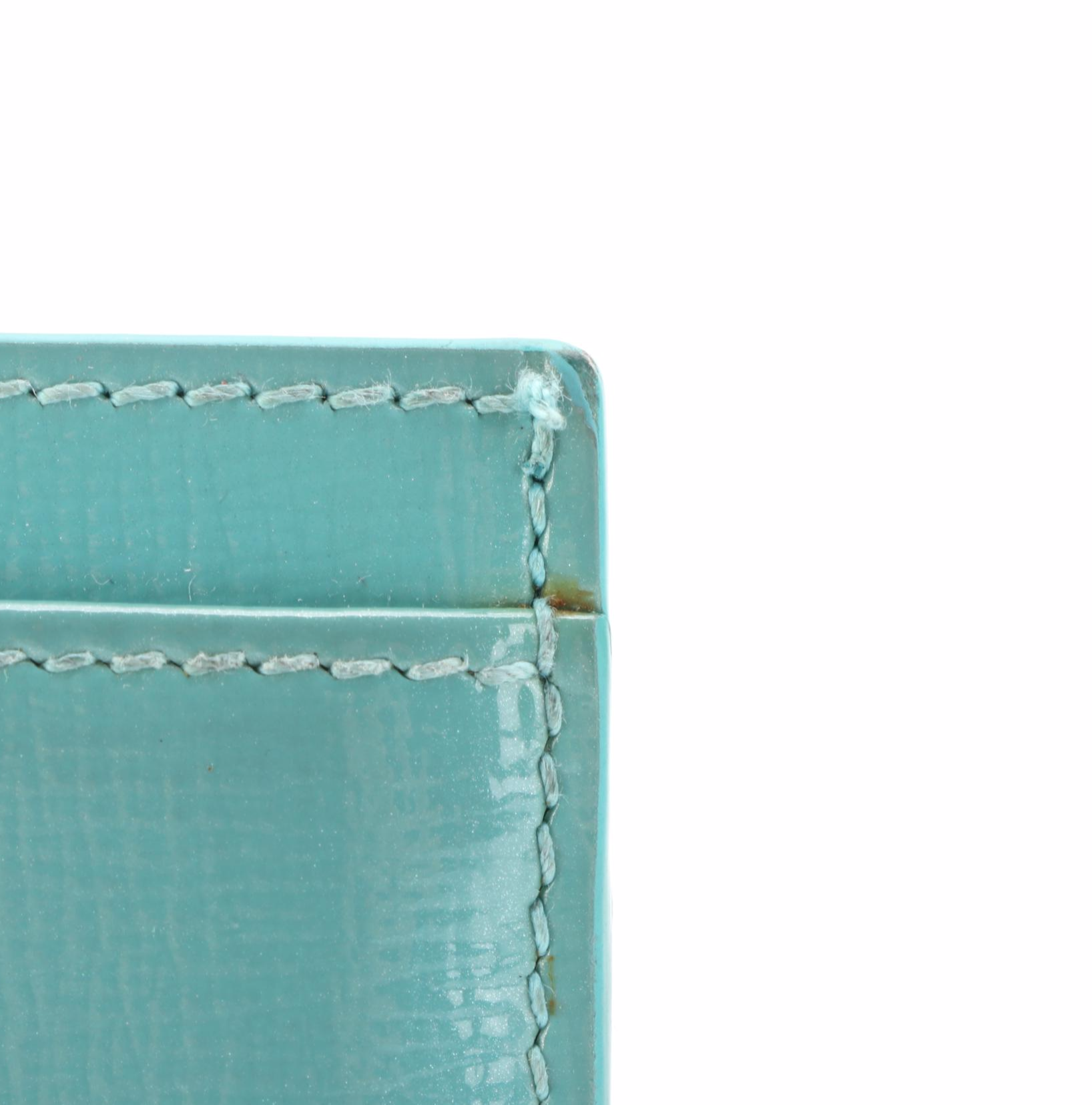 Tiffany & Co. Card Case in Tiffany Blue® Embossed Patent Leather