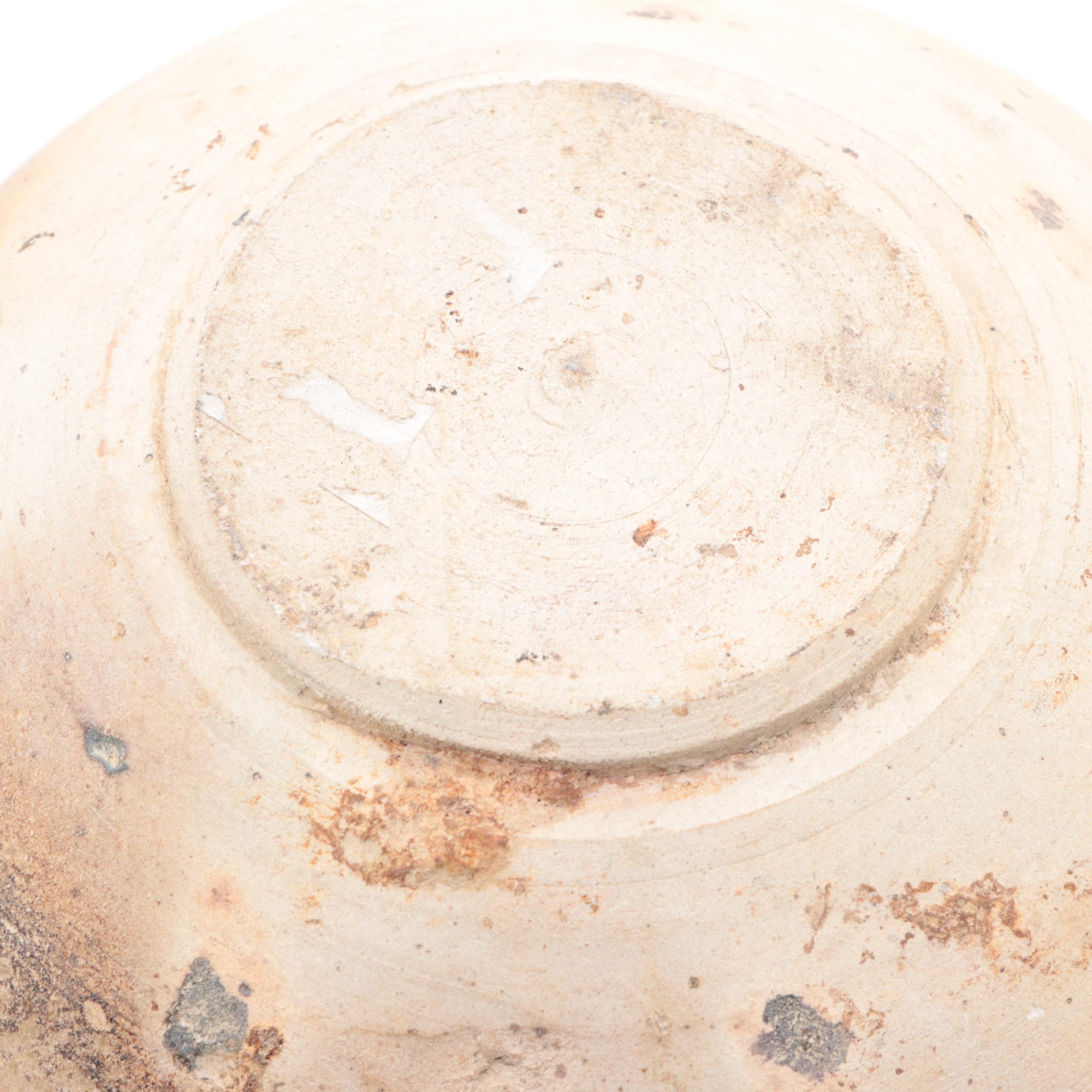 North Vietnamese Red River Valley Han-Viet Period Terracotta Handled Bowl