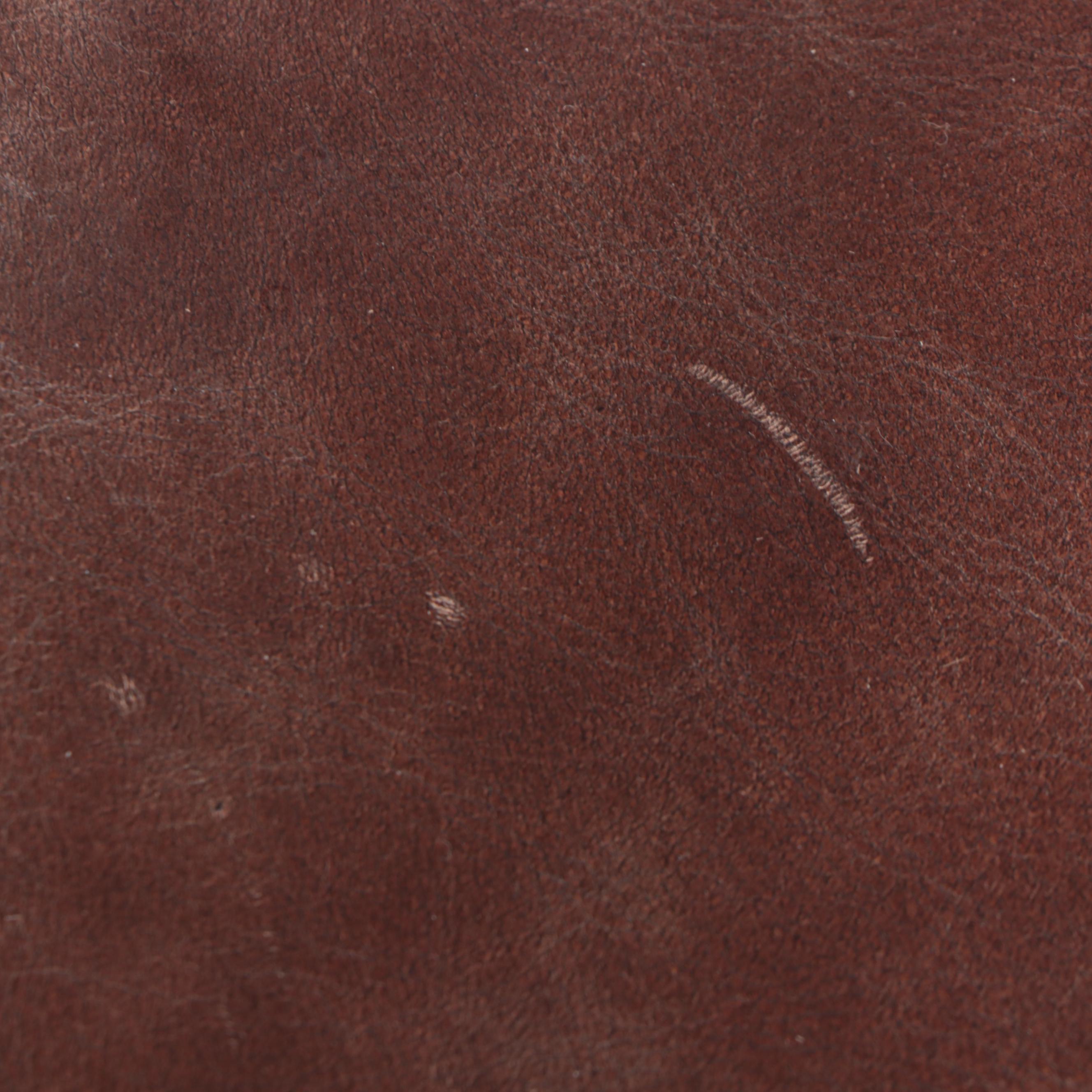 Maria Yee Inc. "Merced" Leather Adjustable-Height Swivel Desk Chair