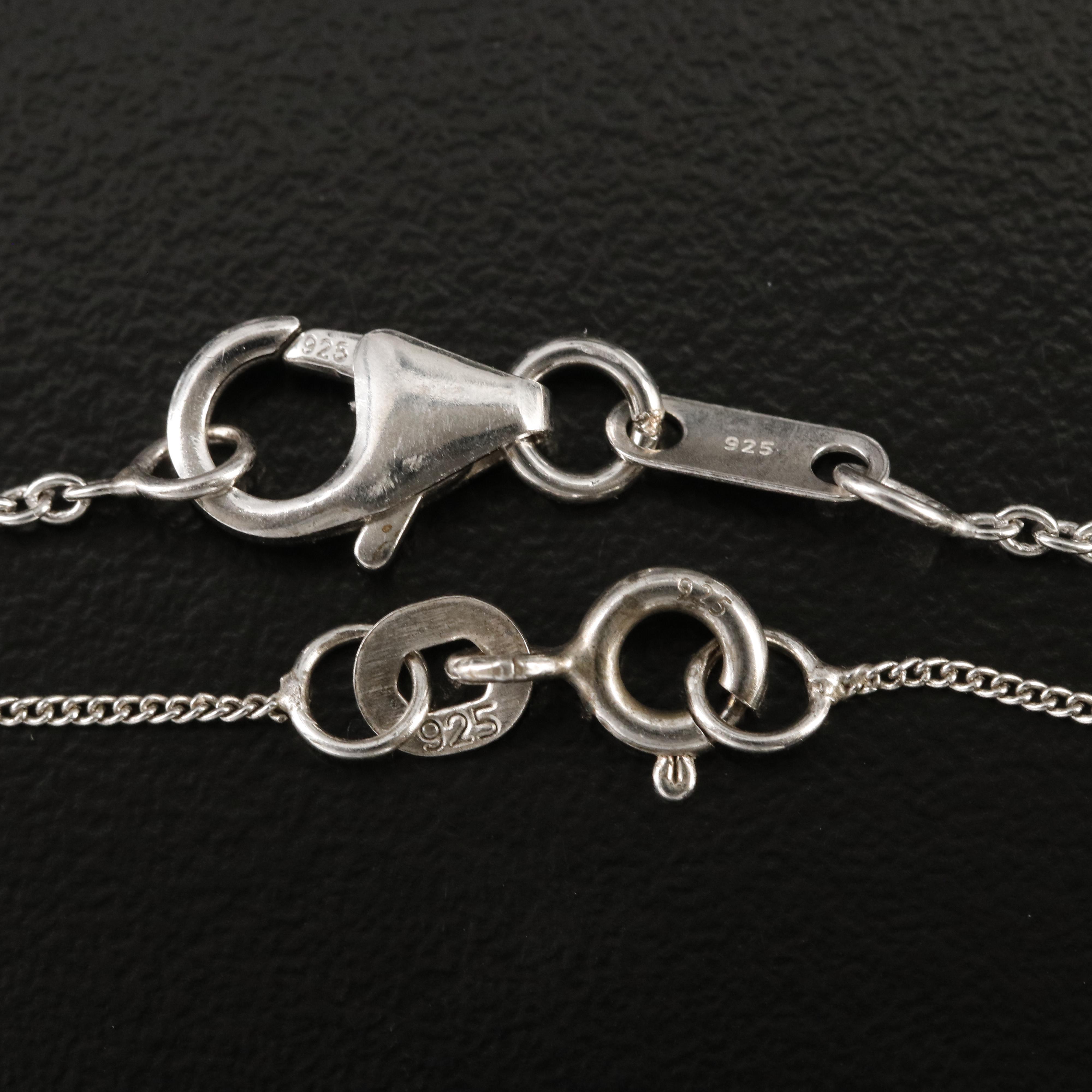 Sterling Jewelry Including Sapphire, Zircon and Tourmaline