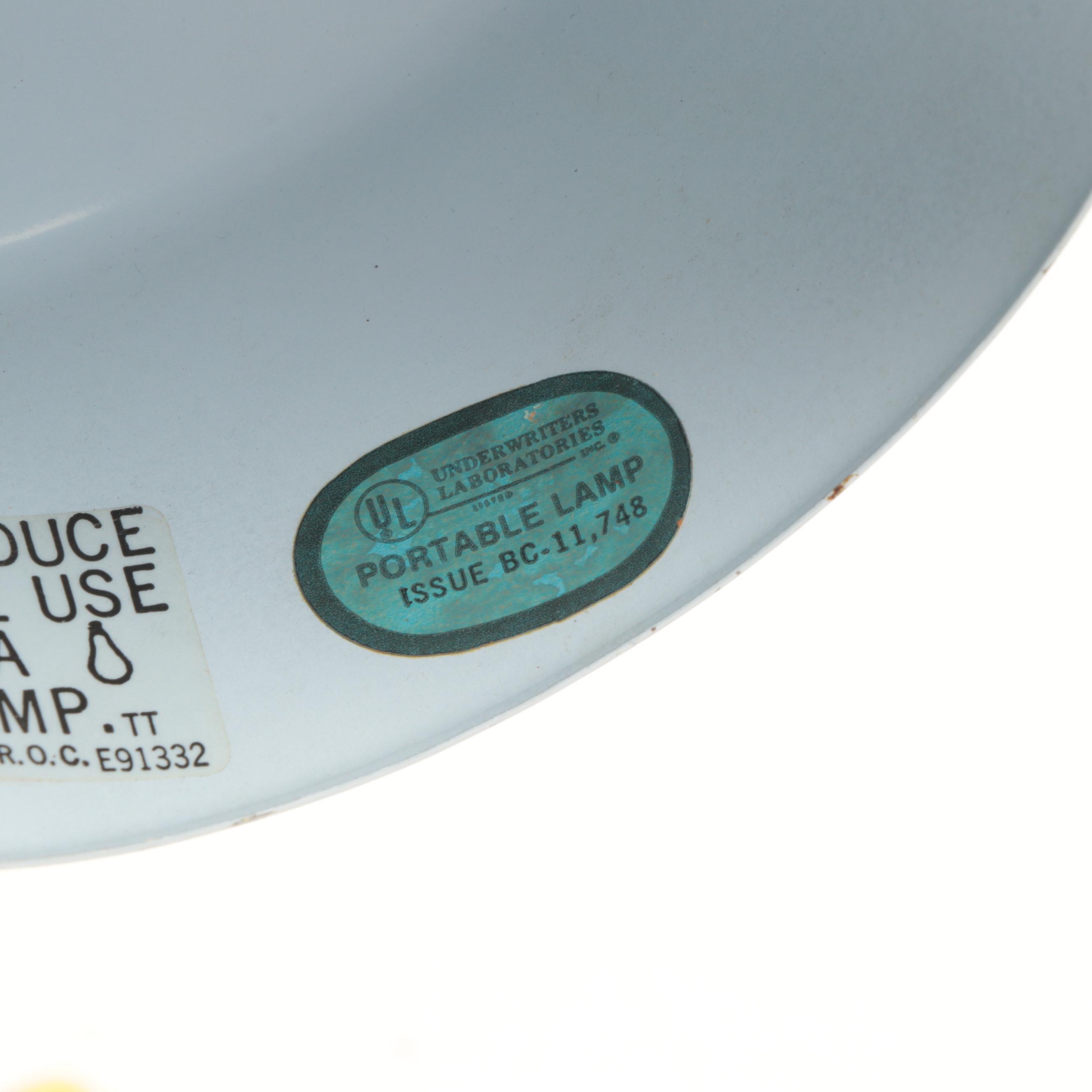 Yellow Adjustable Gooseneck Clip on Task Light