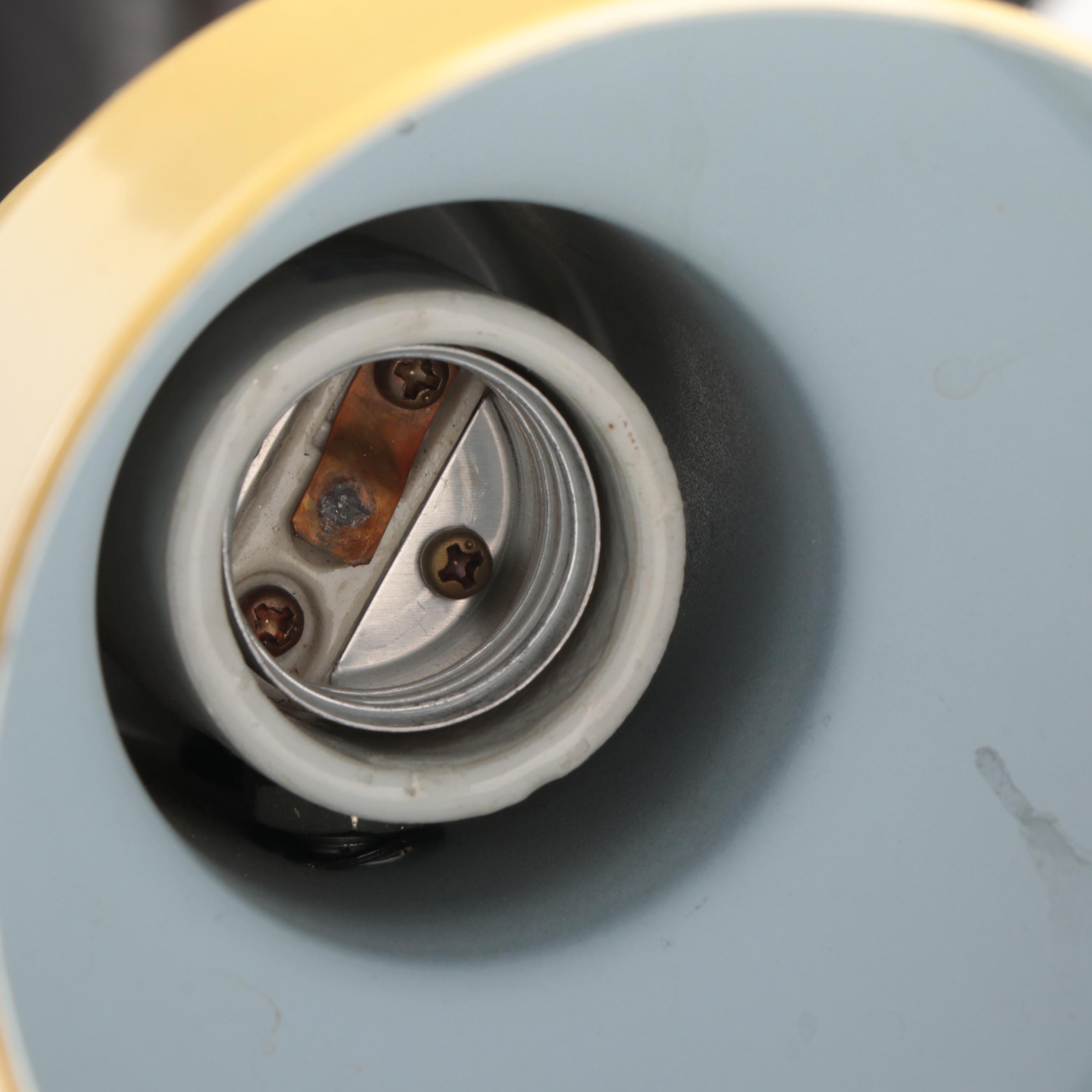 Yellow Adjustable Gooseneck Clip on Task Light