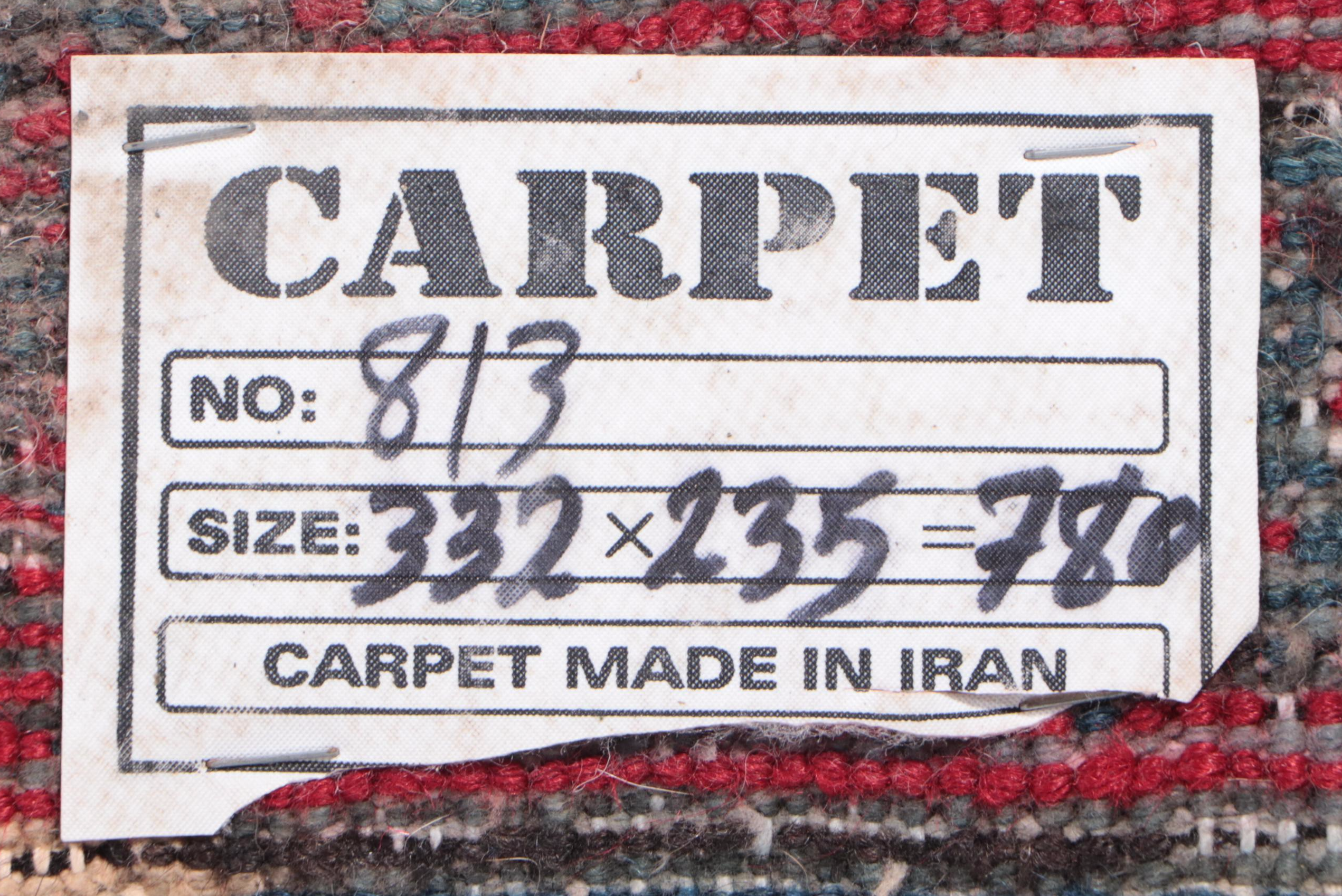 7'10 x 10'11 Hand-Knotted Persian Josheqan Area Rug