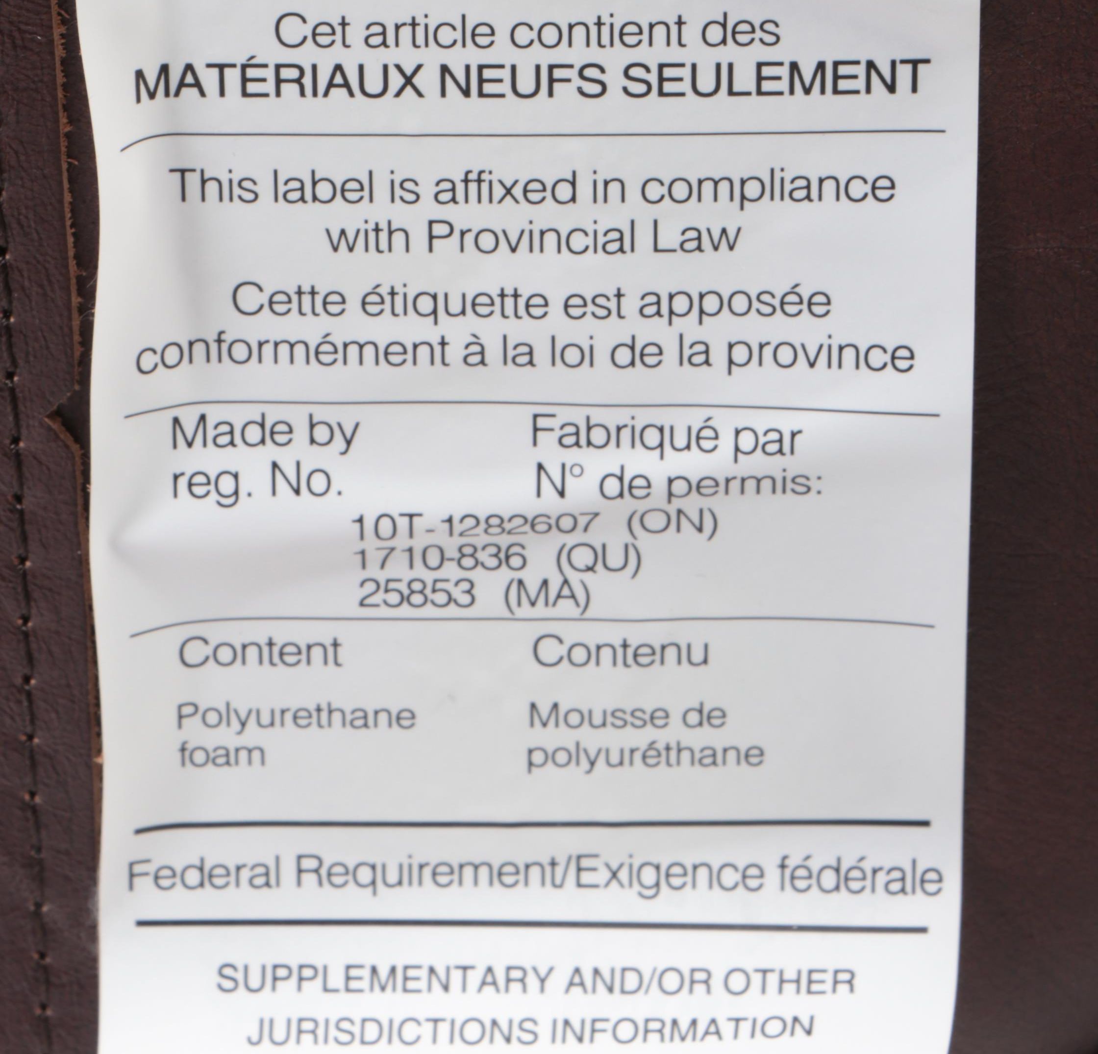 Maria Yee Inc. "Merced" Leather Adjustable-Height Swivel Desk Chair