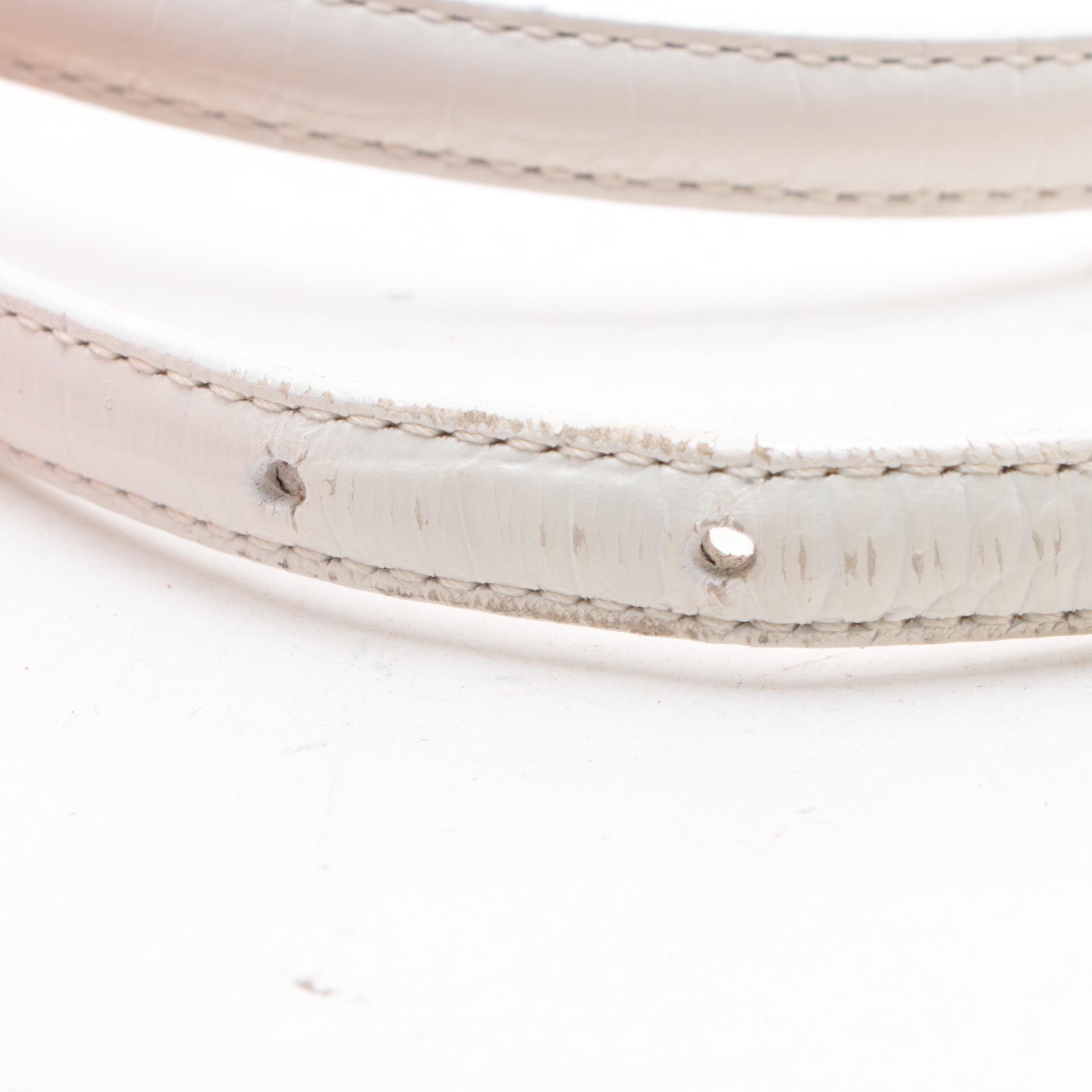 Christian Dior Belt, Saks Fifth Avenue Snakeskin Belt, Brighton, and More Belts