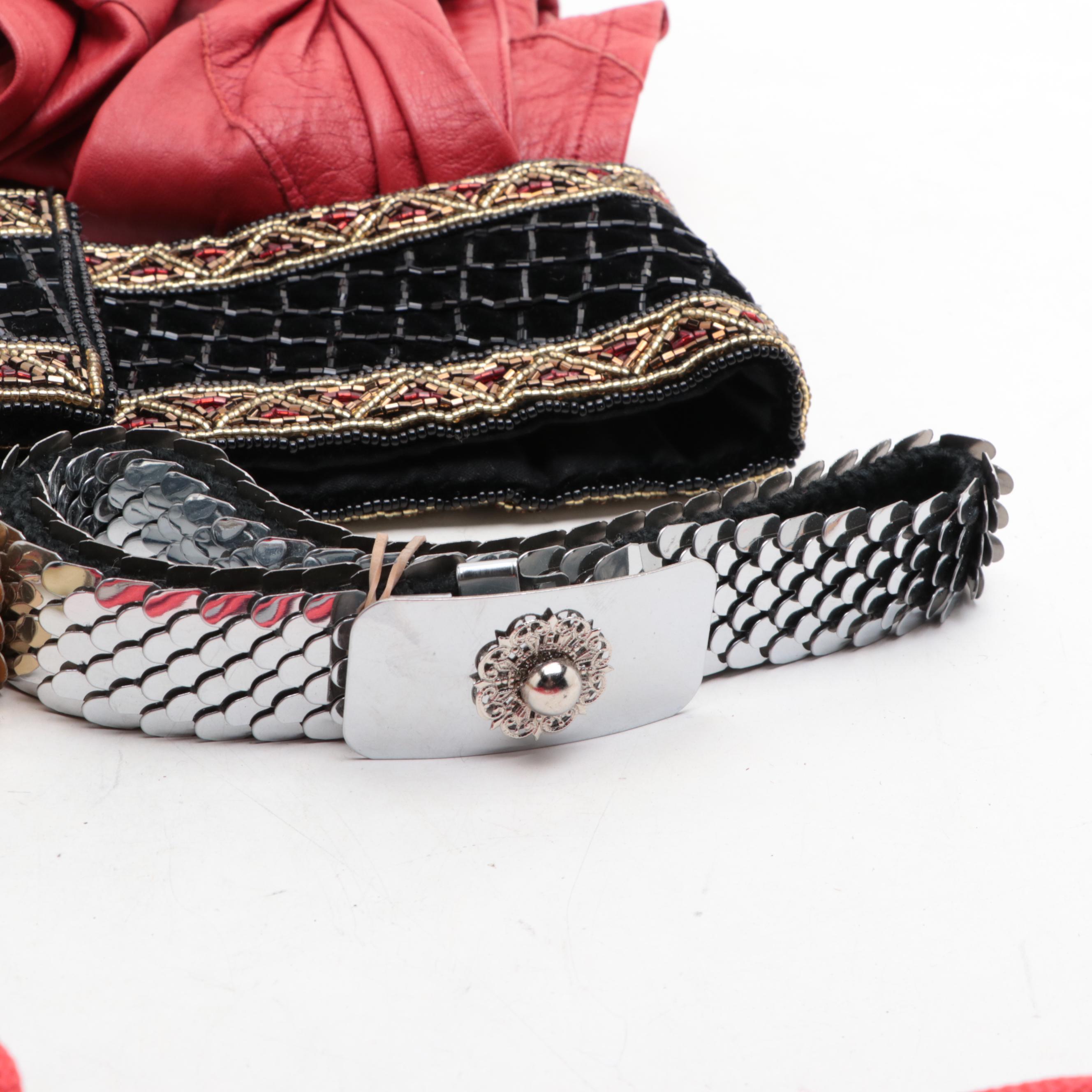 Christian Dior Belt, Saks Fifth Avenue Snakeskin Belt, Brighton, and More Belts