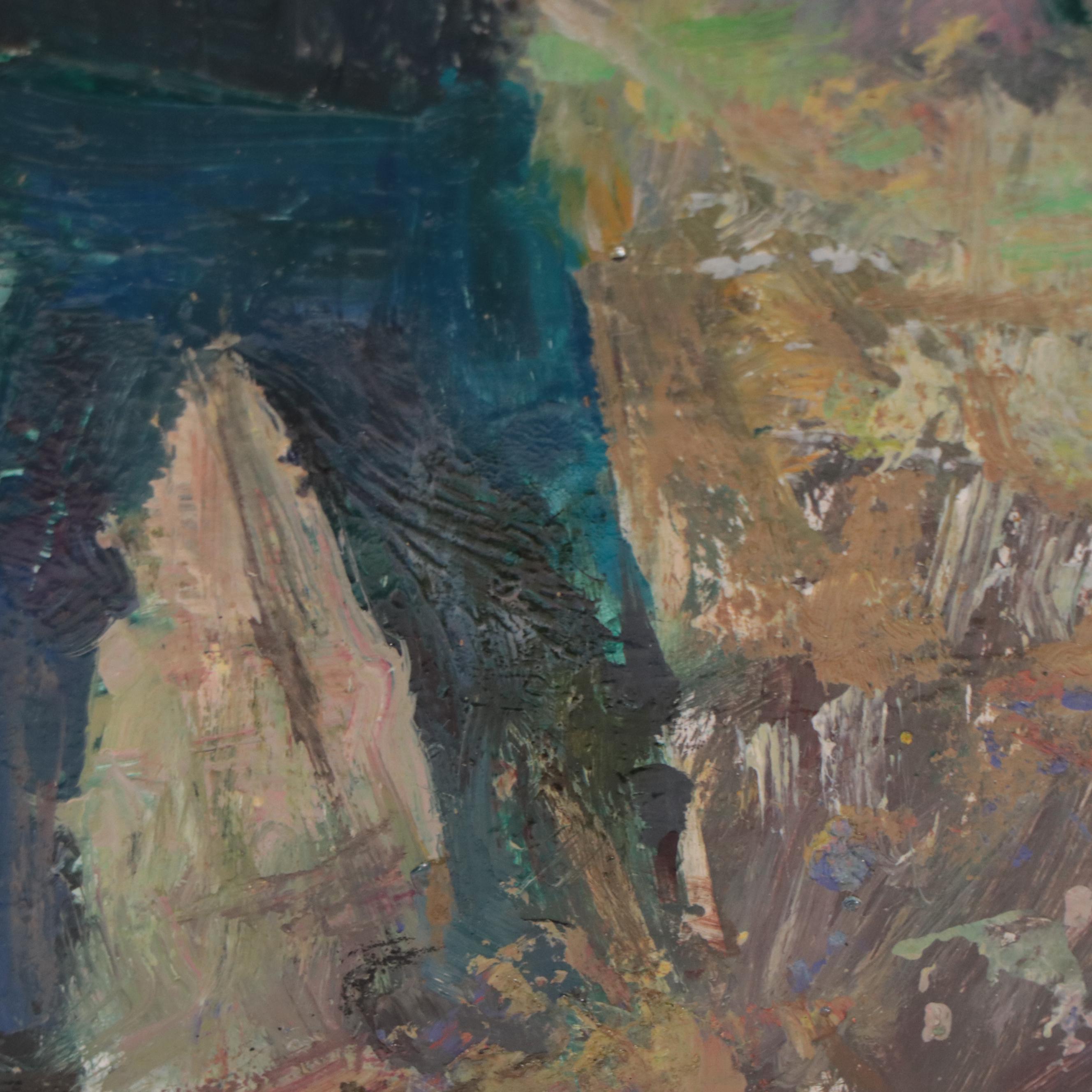 Kevin A. Kasik Oil Painting "Plein Air Pardner From Plano," 2023