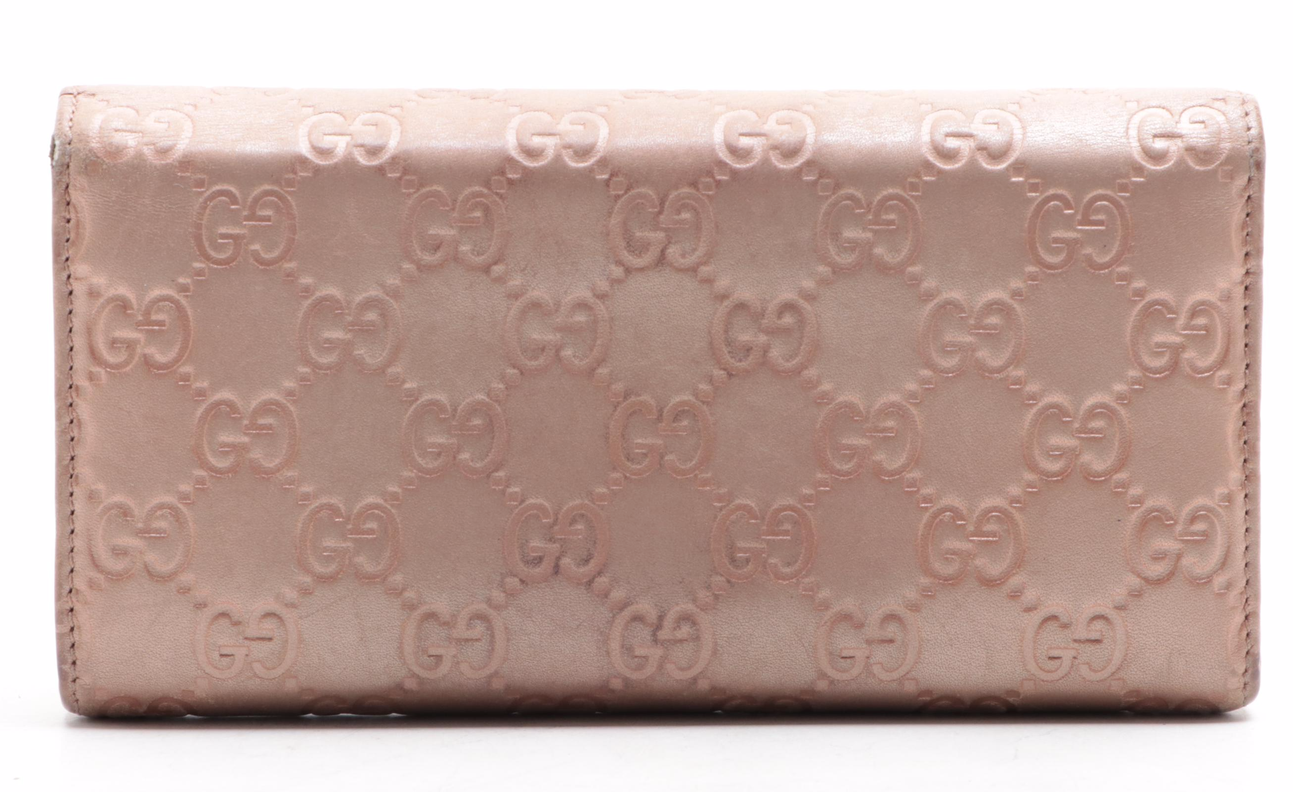 Gucci Continental Wallet in Guccissima Leather with Box