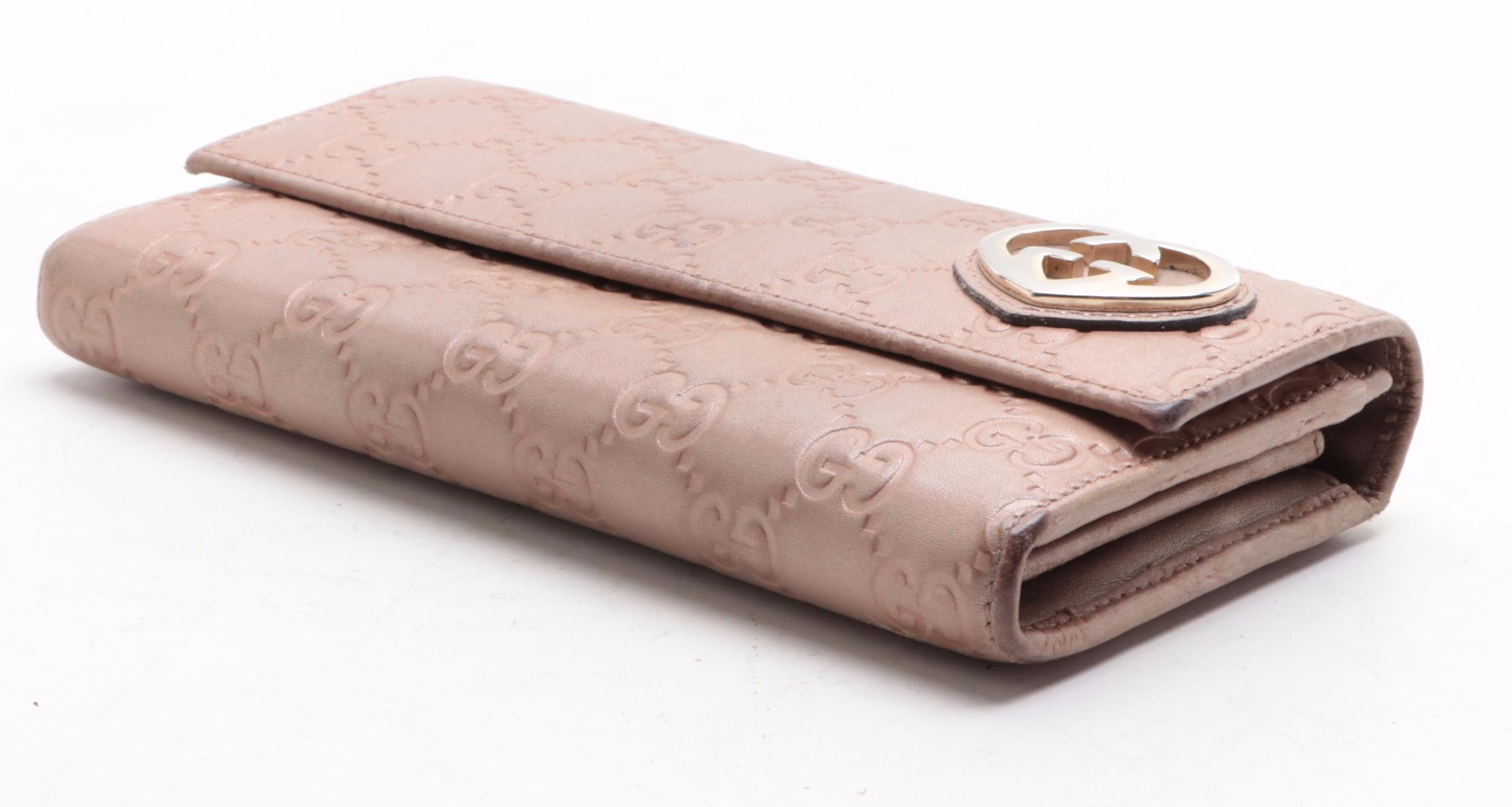 Gucci Continental Wallet in Guccissima Leather with Box