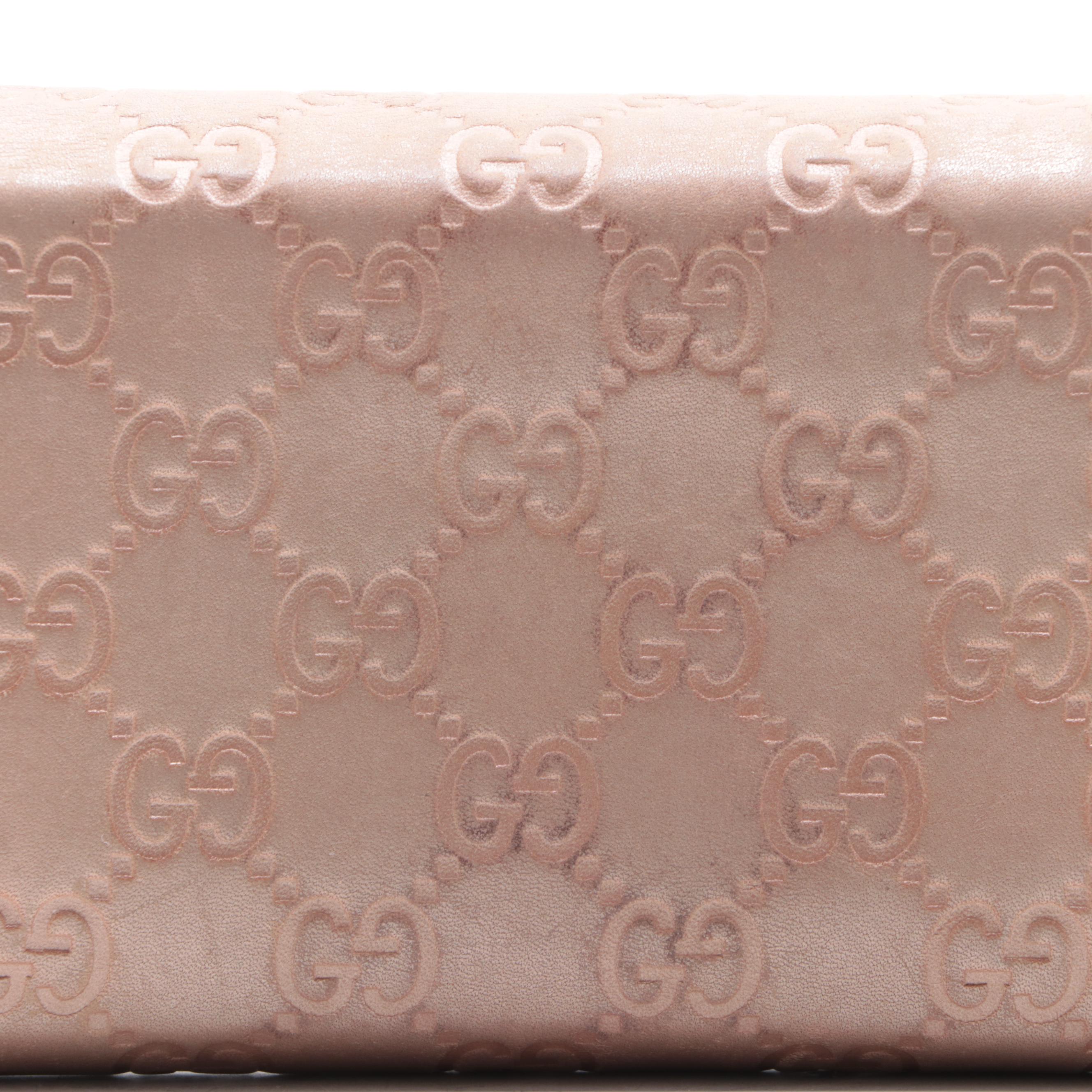 Gucci Continental Wallet in Guccissima Leather with Box