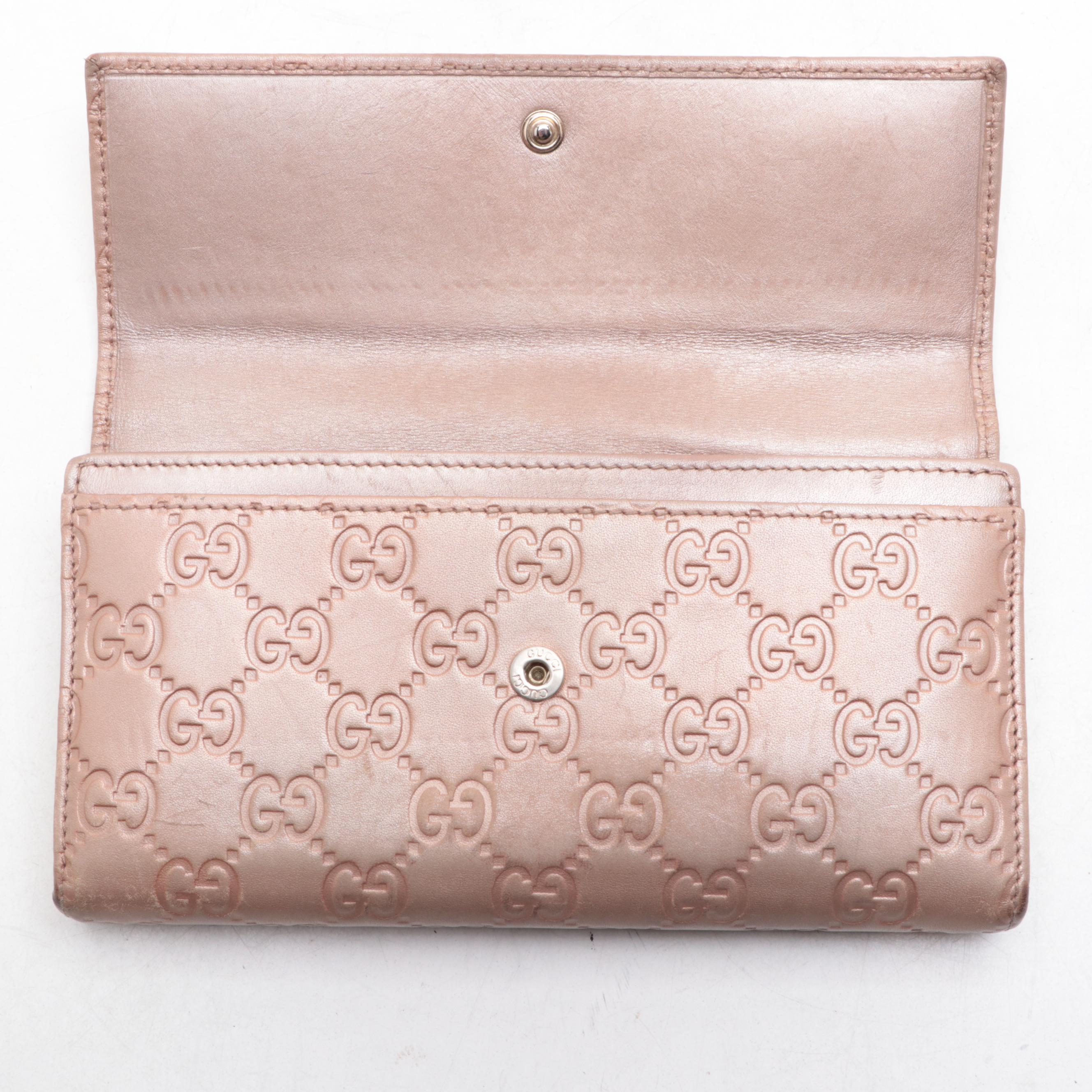 Gucci Continental Wallet in Guccissima Leather with Box