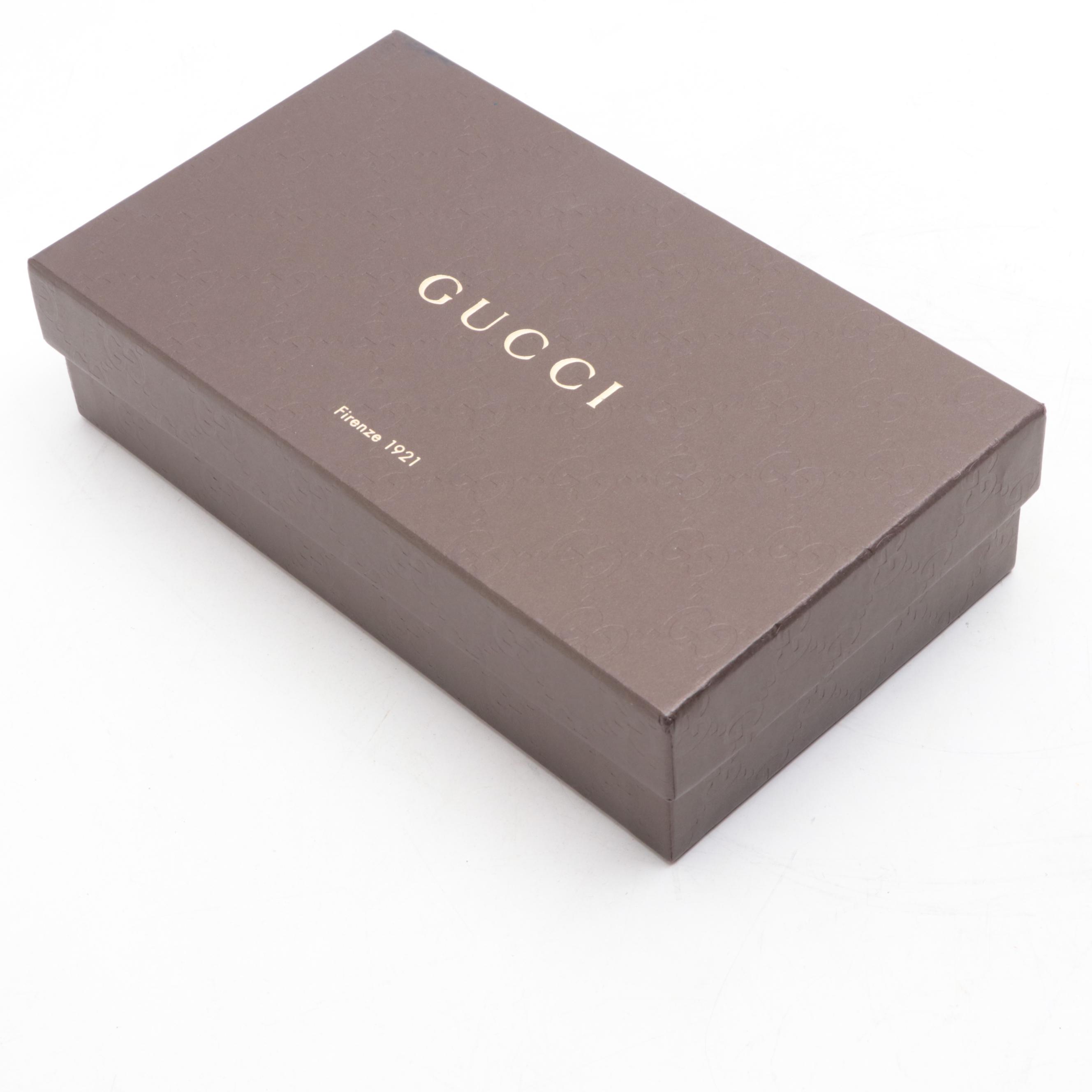 Gucci Continental Wallet in Guccissima Leather with Box