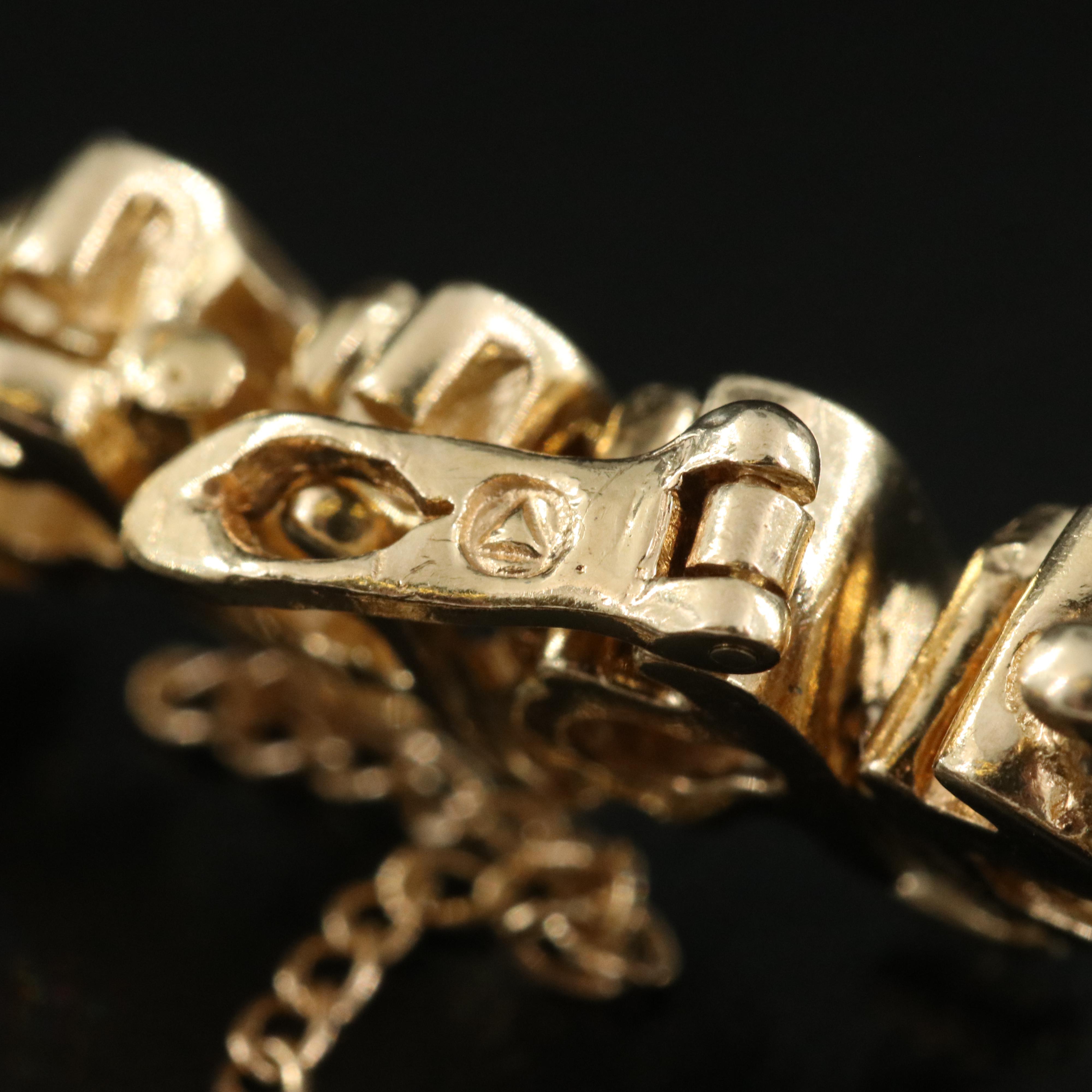 14K 6.95 CTW Diamond S Link Bracelet