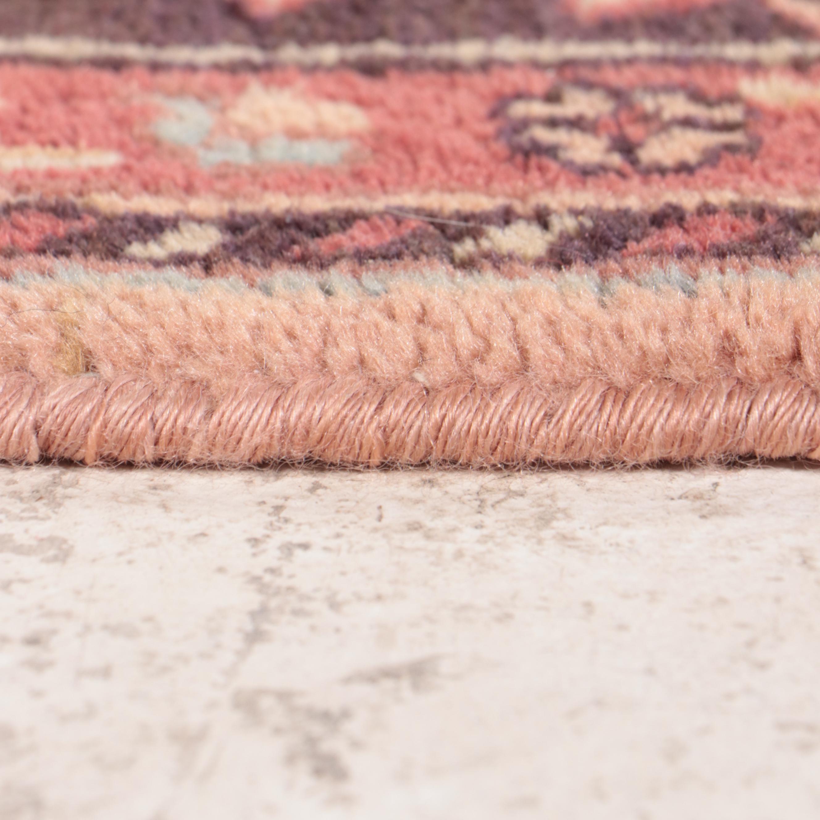 7'9 x 9'10 Hand-Knotted Turkish Oushak Area Rug