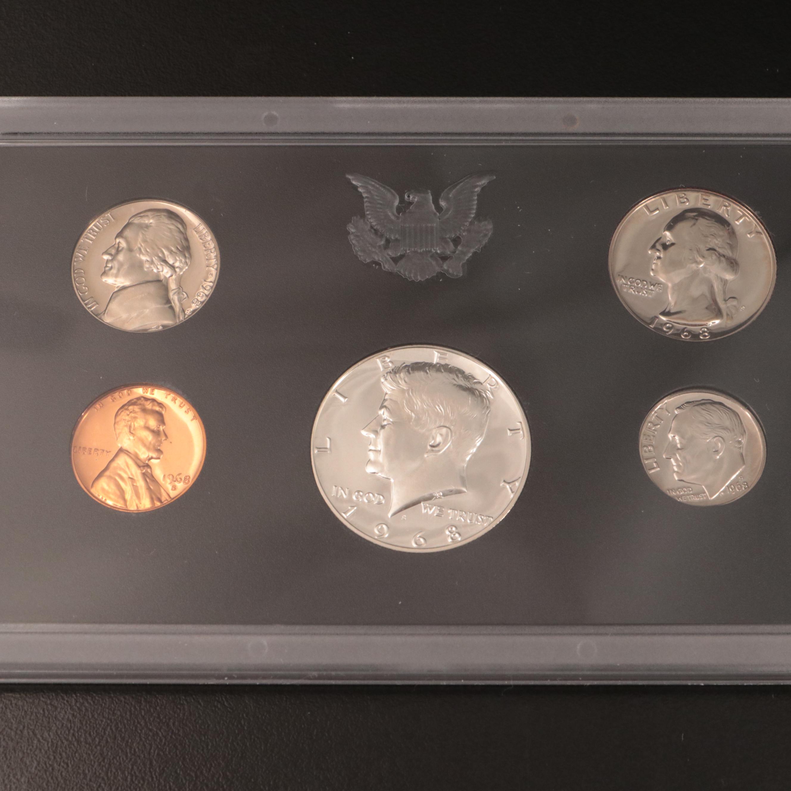 Forty U.S. Mint Proof Sets, 1968–2007