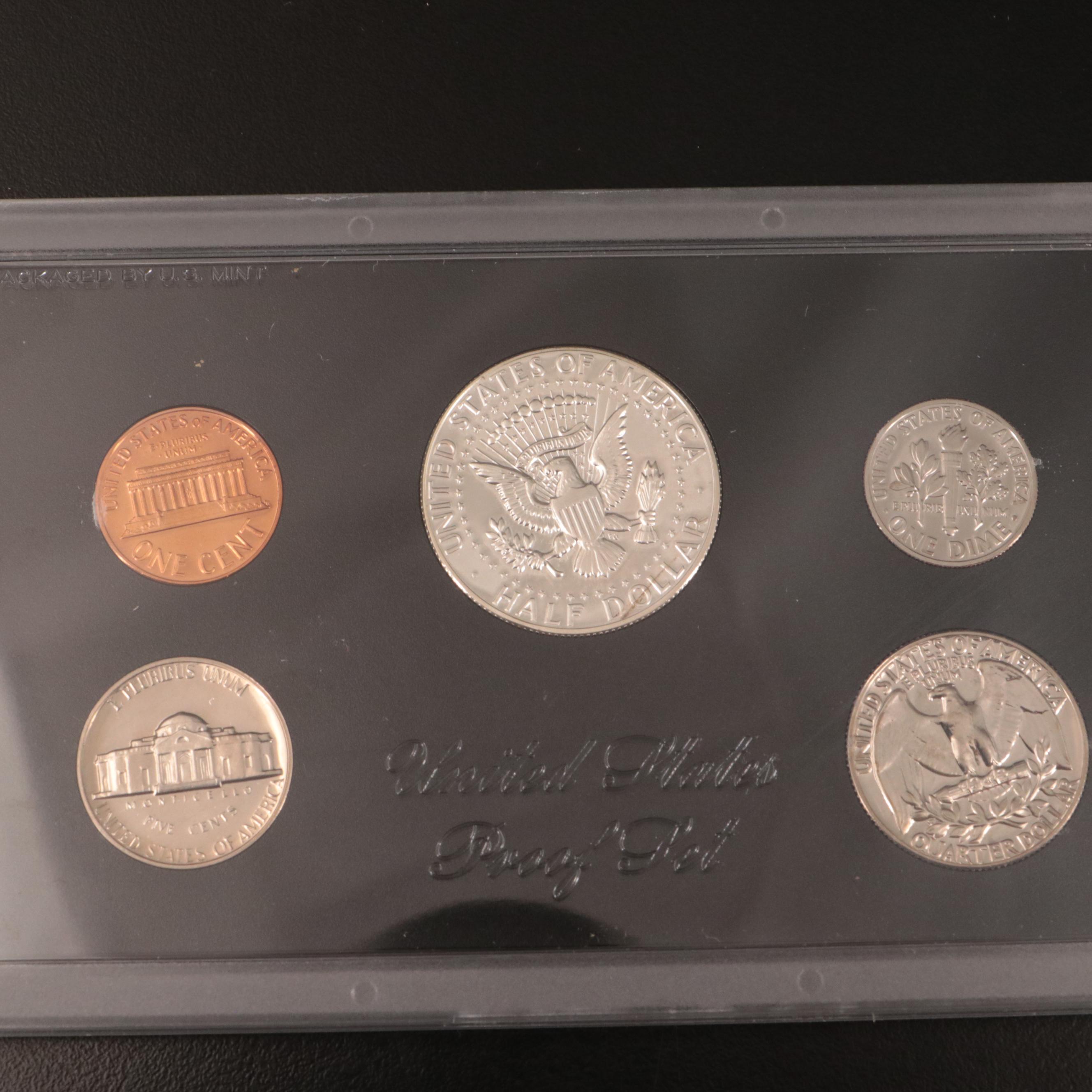 Forty U.S. Mint Proof Sets, 1968–2007