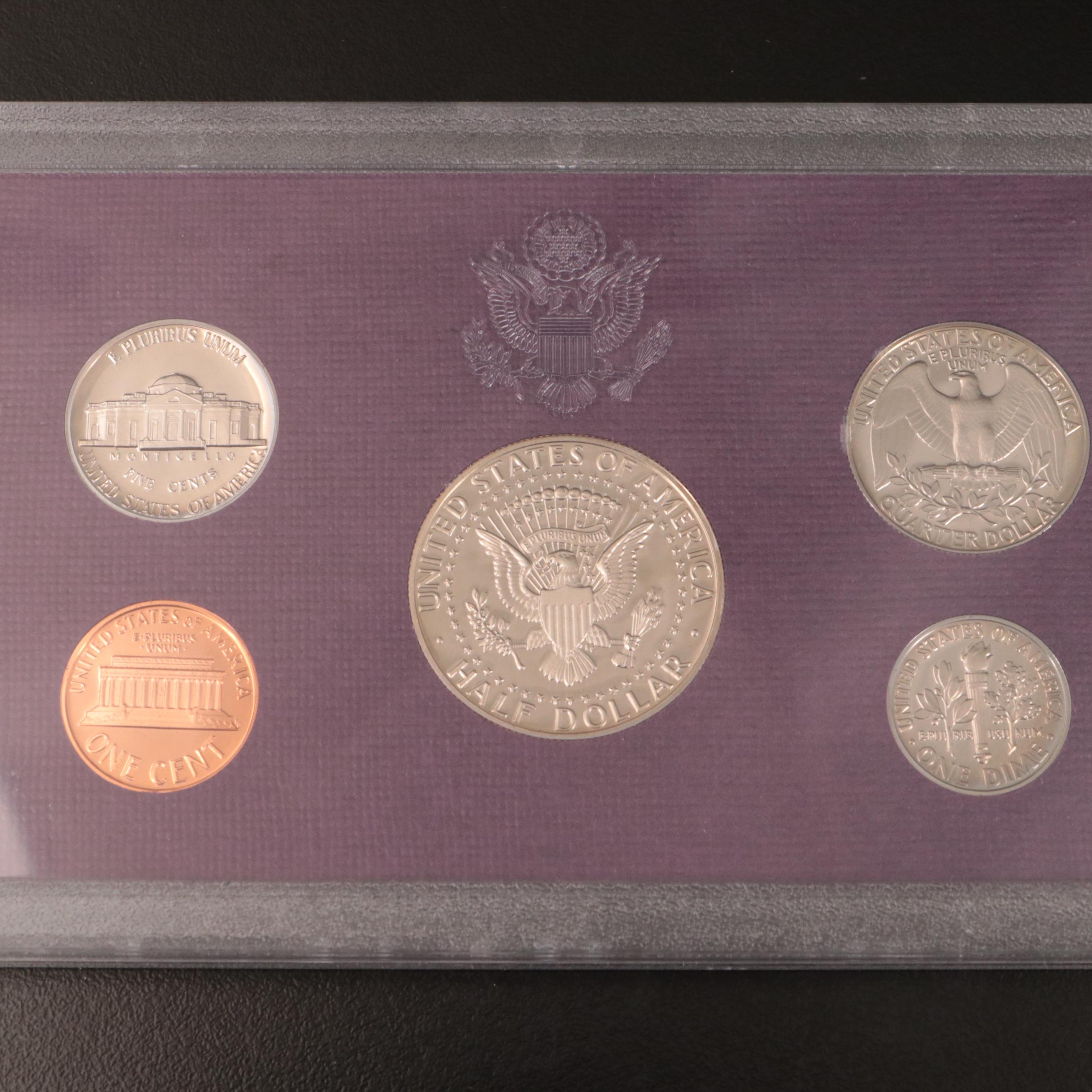 Forty U.S. Mint Proof Sets, 1968–2007