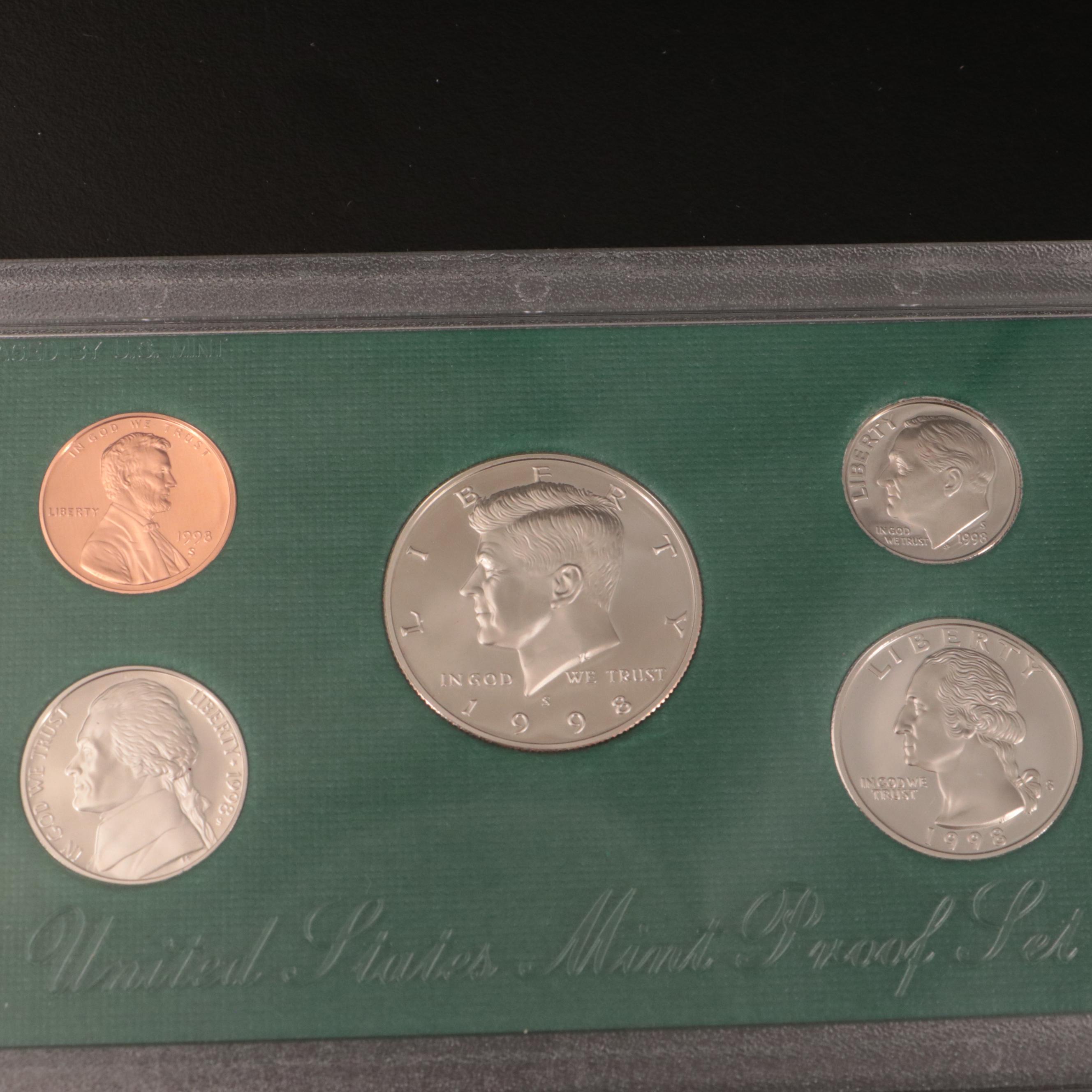 Forty U.S. Mint Proof Sets, 1968–2007
