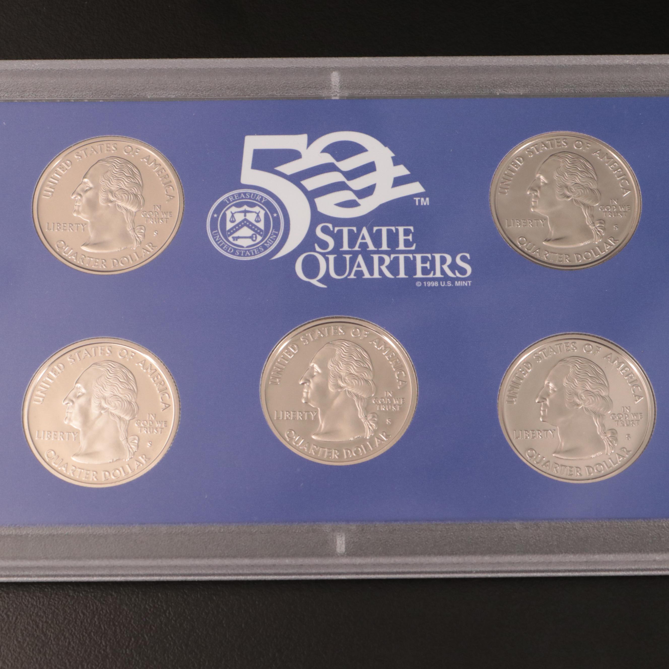Forty U.S. Mint Proof Sets, 1968–2007
