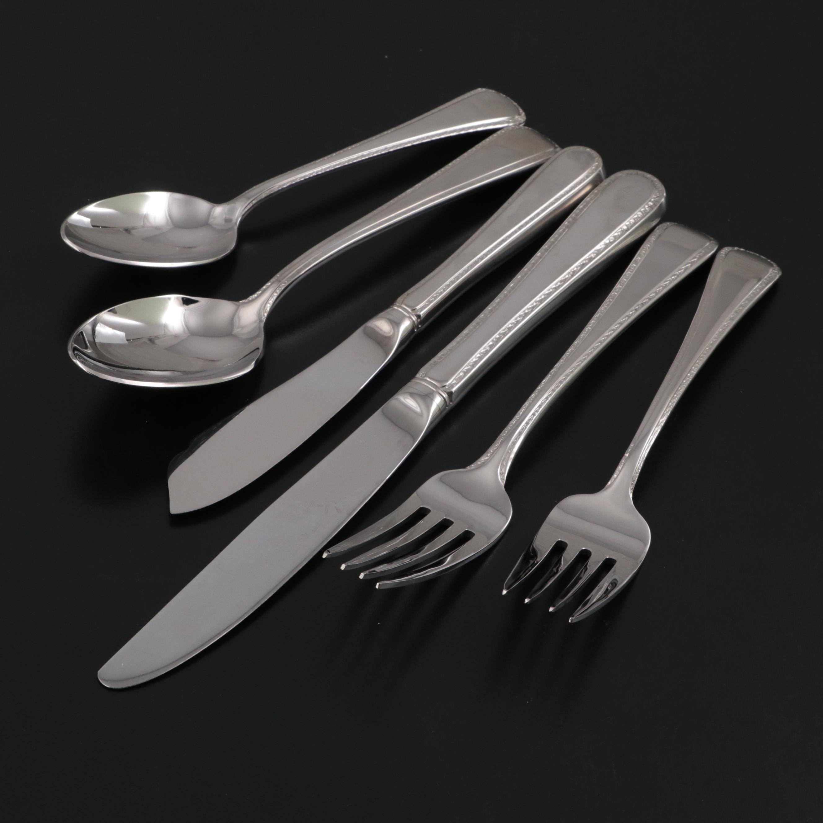 Wallace Silver Plate Flatware in Storage Chest