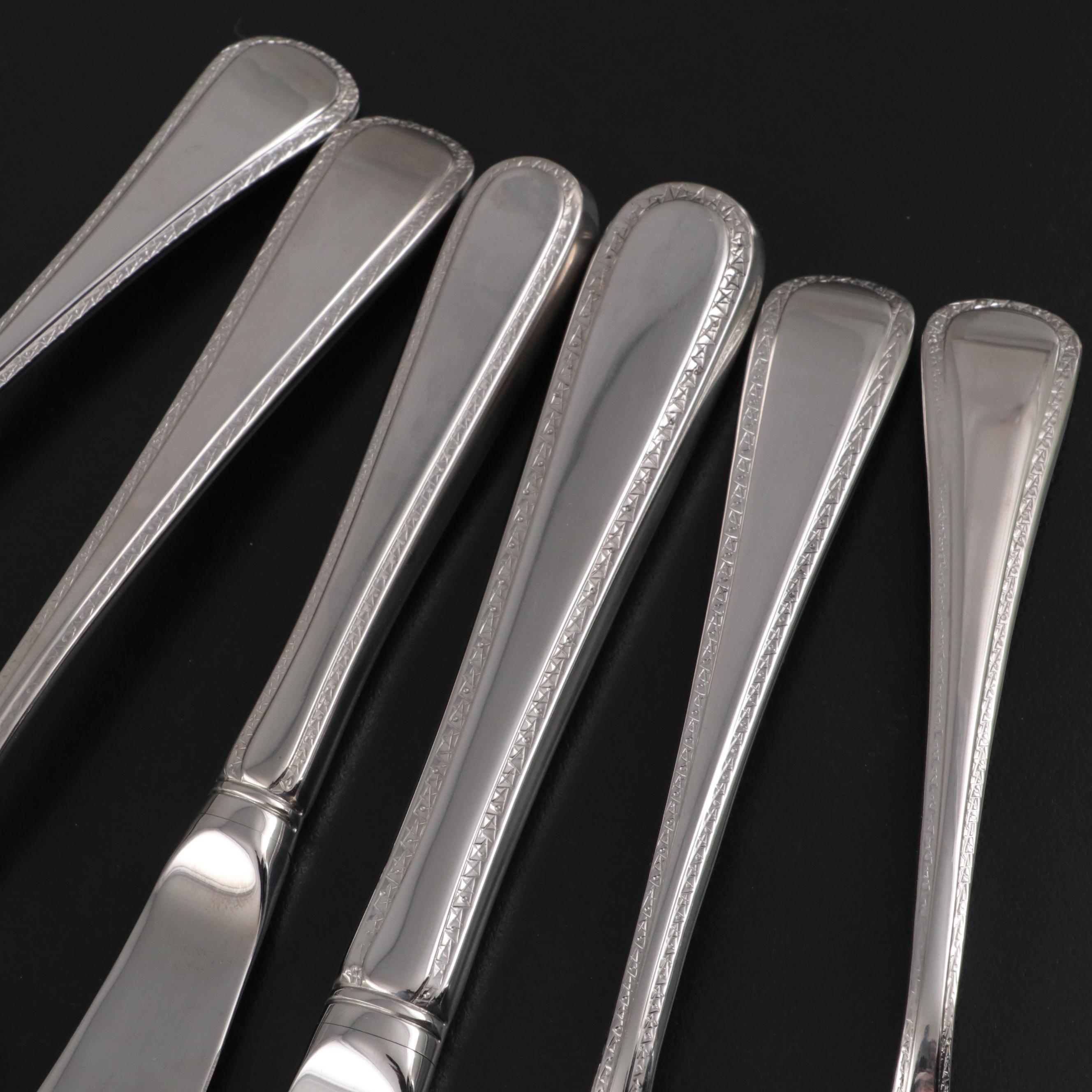 Wallace Silver Plate Flatware in Storage Chest