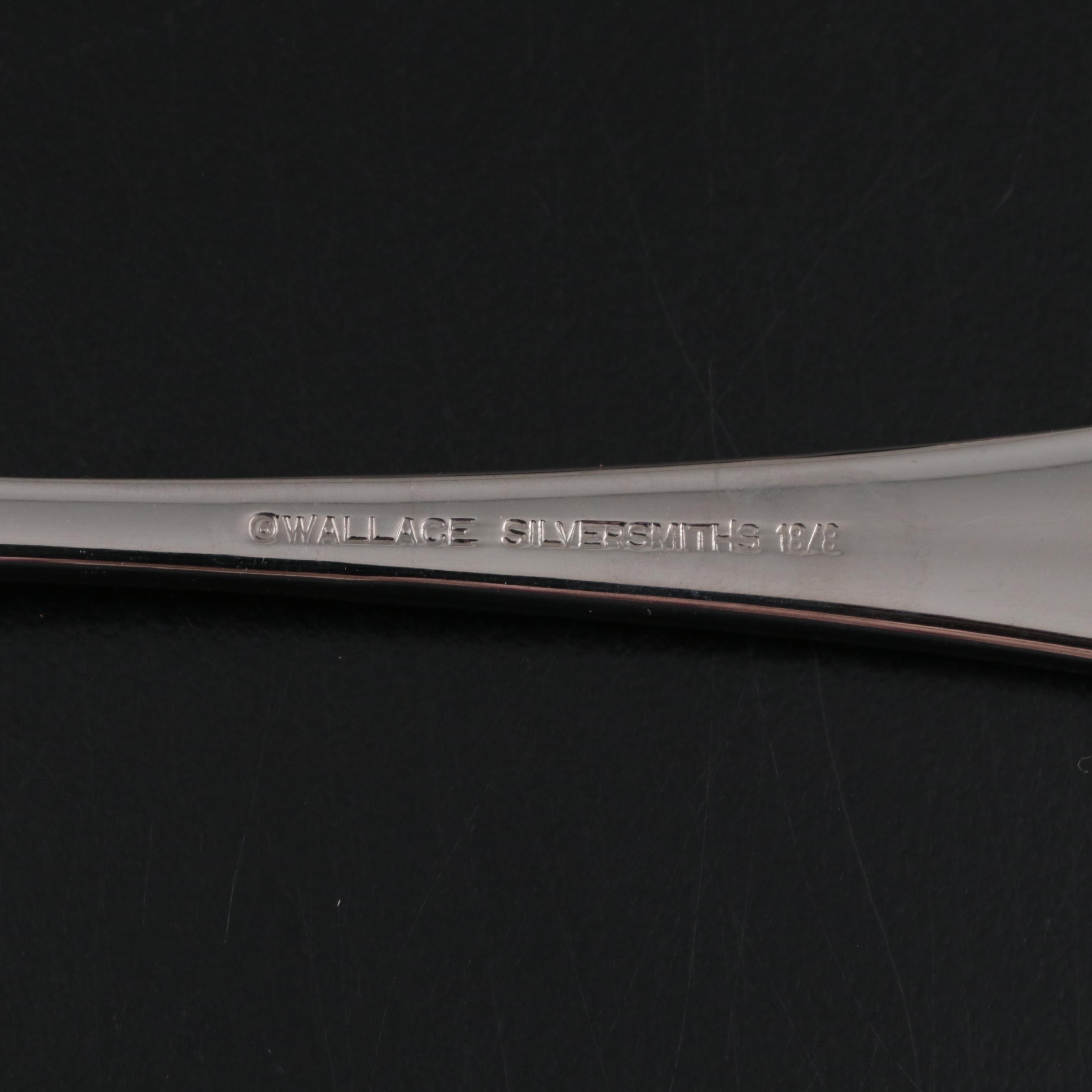 Wallace Silver Plate Flatware in Storage Chest