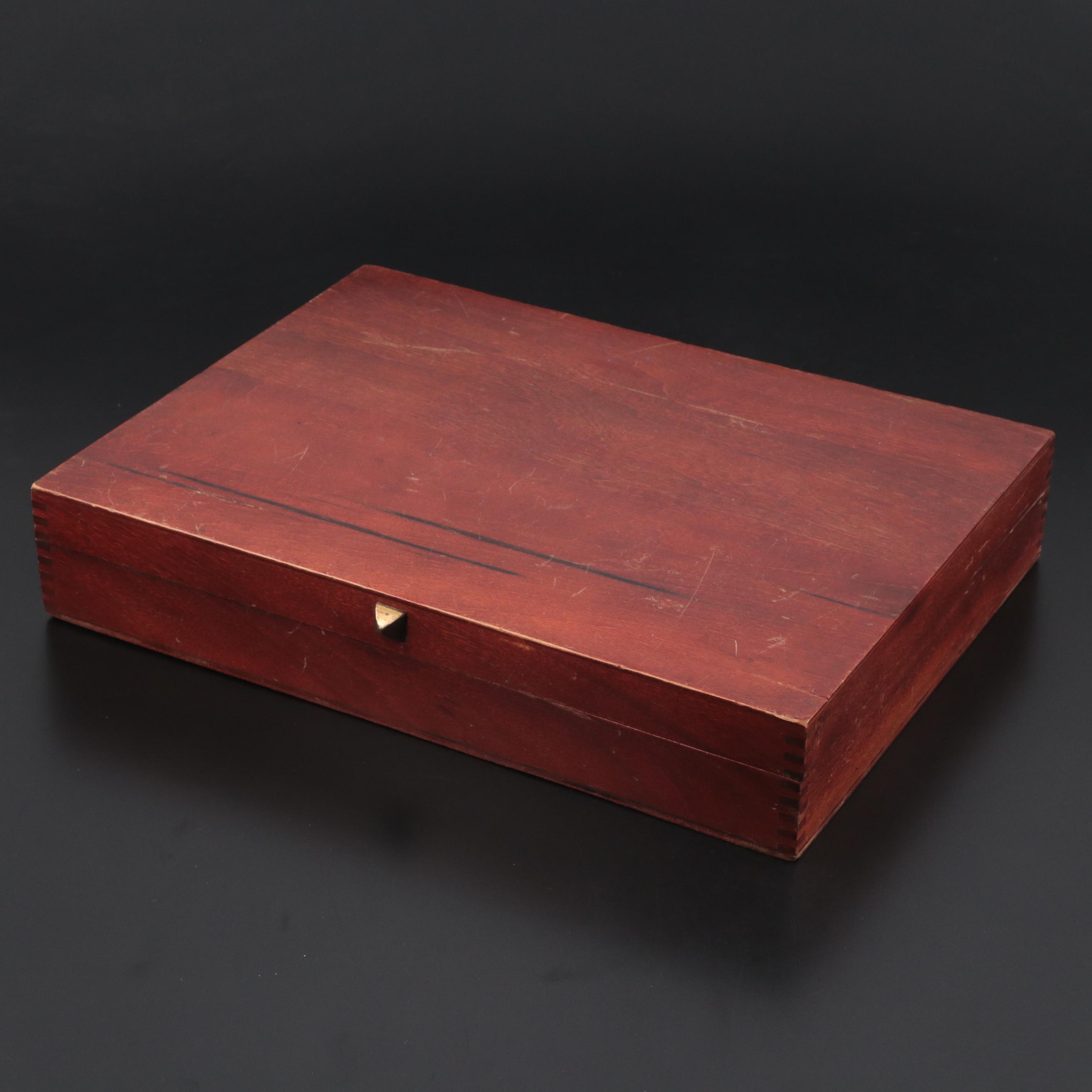 Wallace Silver Plate Flatware in Storage Chest