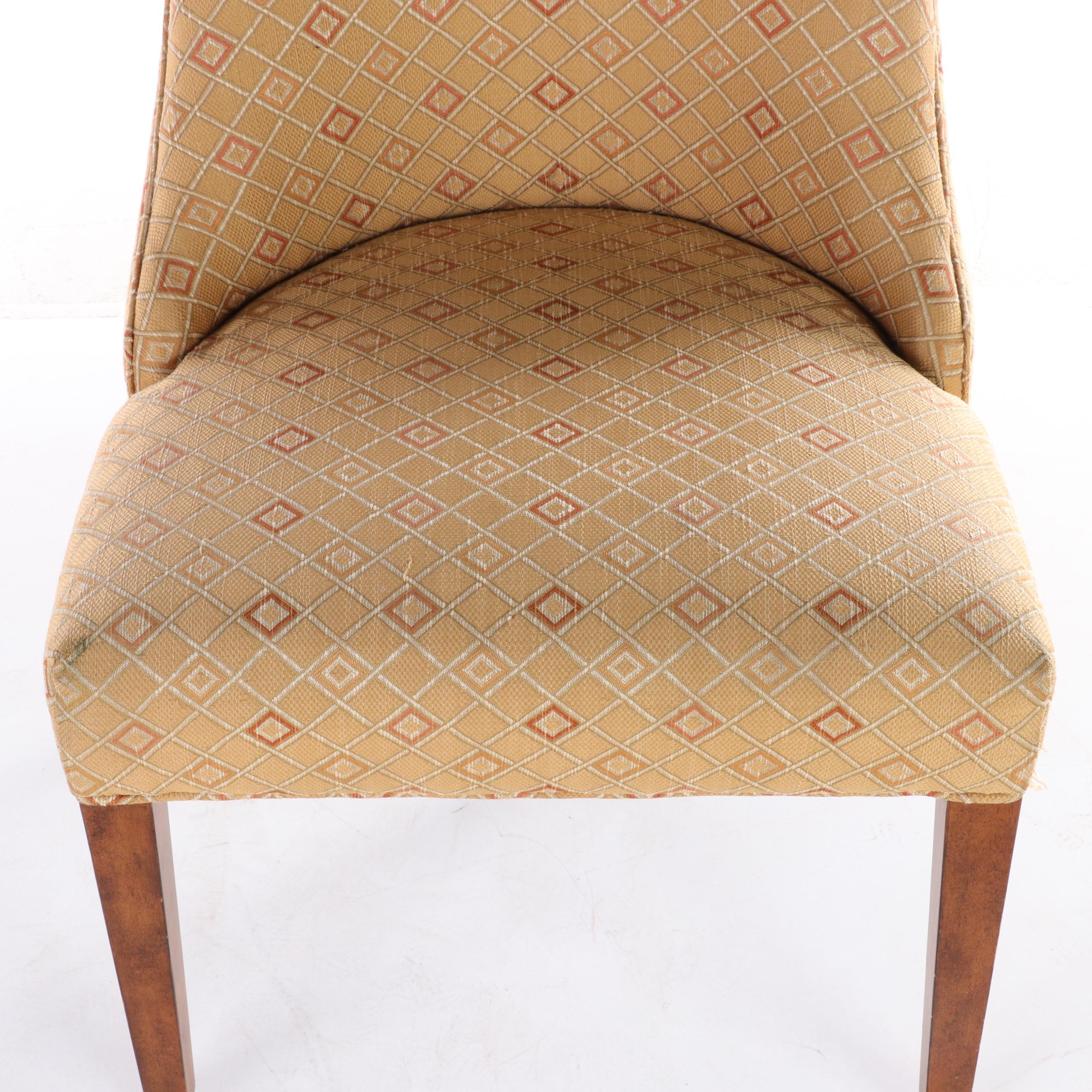 Pair of Bailey Street Holding Co. Upholstered Dining Side Chairs